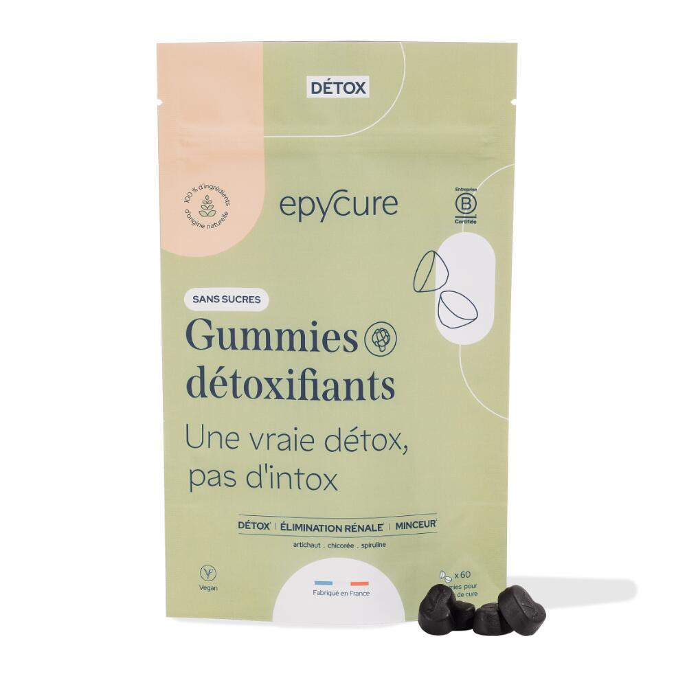 EPYCURE GOMMOSE DETOX SENZA ZUCCHERI - Integratore alimentare