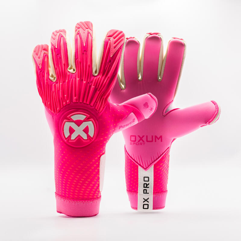 Luvas de goleiro oxum ox pro rosa tam. 10