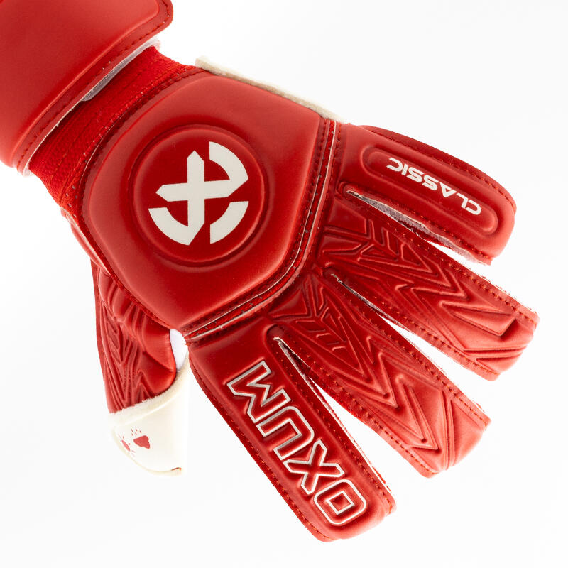 Guanti da portiere Oxum Classic Rosso Taglia 4 6/7