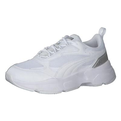 Puma cassia distressed dames schoenen witte