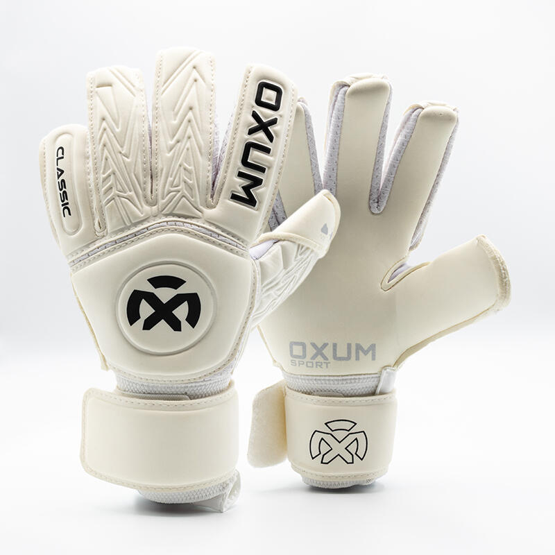 Luvas de goleiro oxum classic branco tam. 6