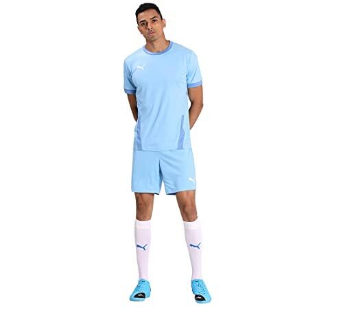 PUMA teamGOAL 23 Herren Trikot in Lichtblau und Blau Yonder - Größe M 6/6