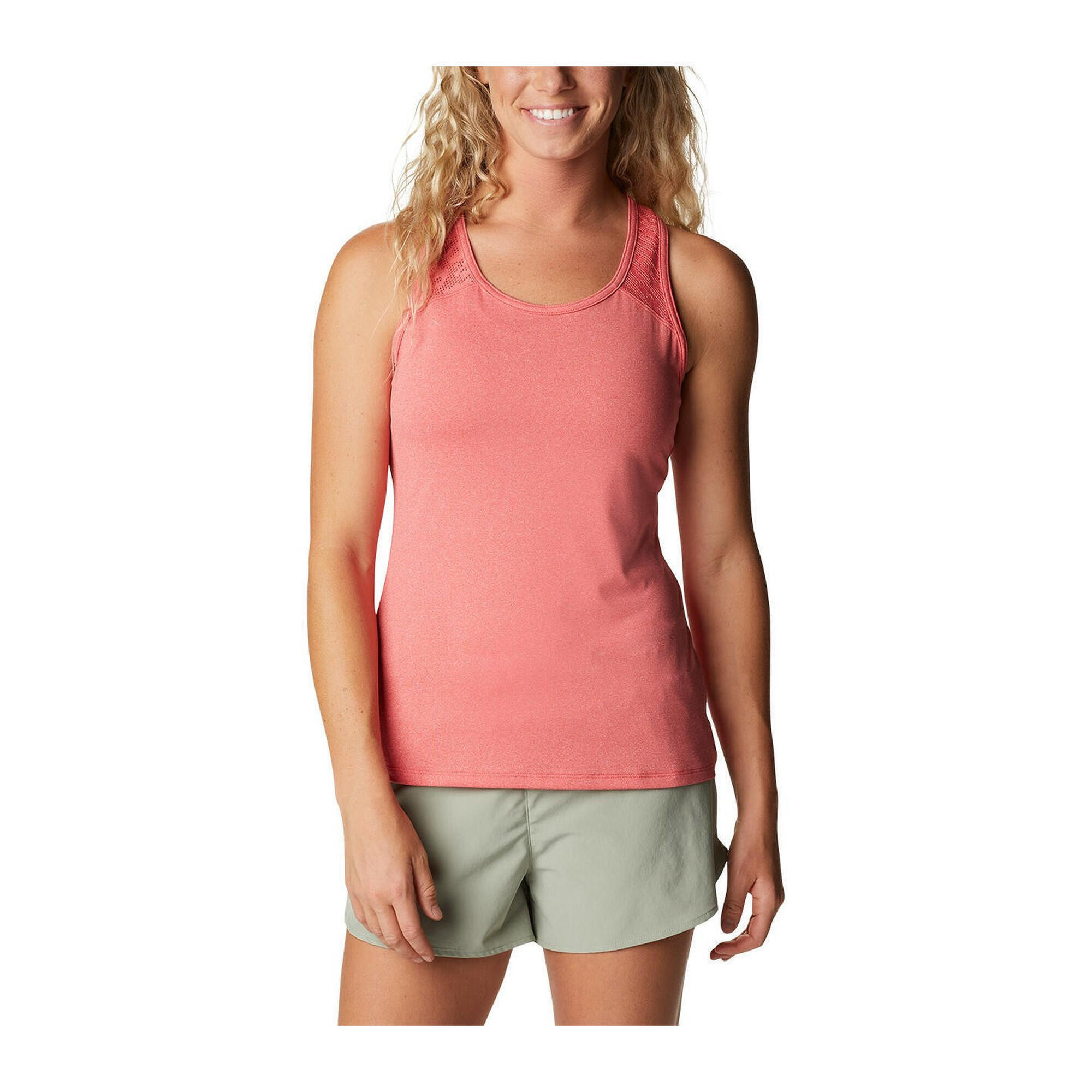 Columbia - T-shirt Columbia Peak To Point Ii - T-shirt Manches Courtes - Rose - Decathlon