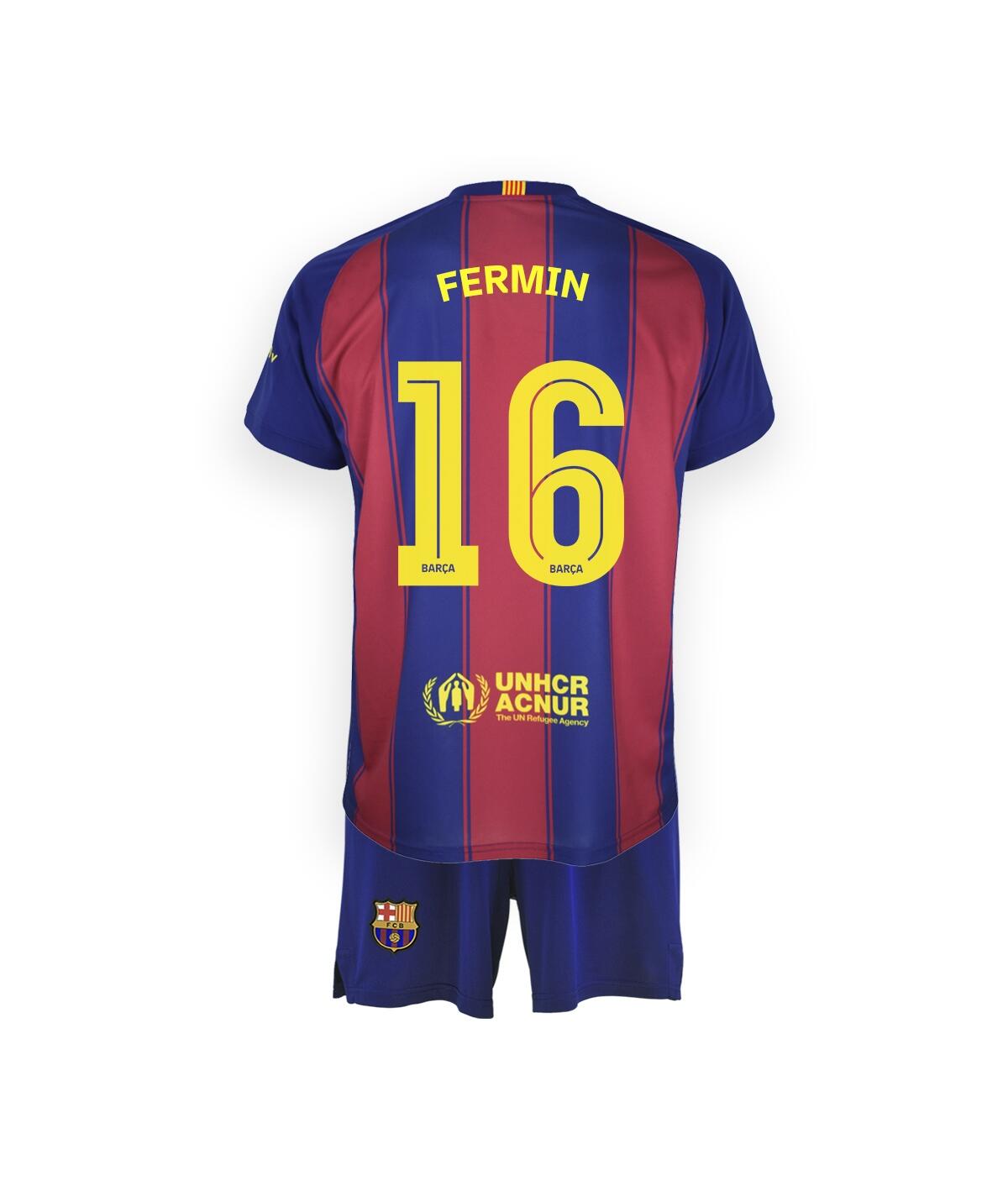 Camisola Fermin Principal FC Barcelona Réplica Oficial 25/26 - Criança 3/7