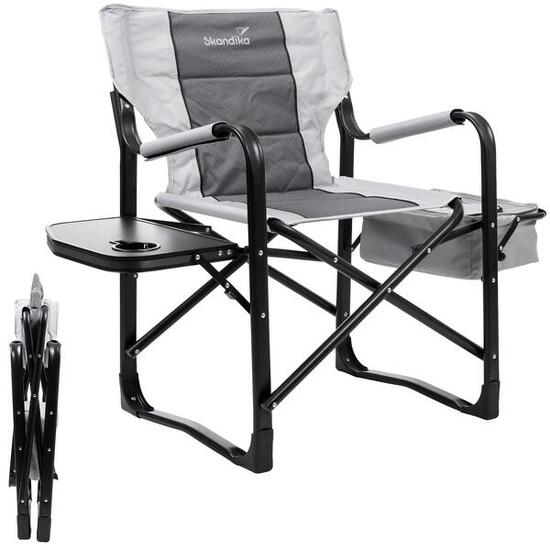 Seconde vie - Chaise de camping Tepsa - avec table et compartiment isotherme