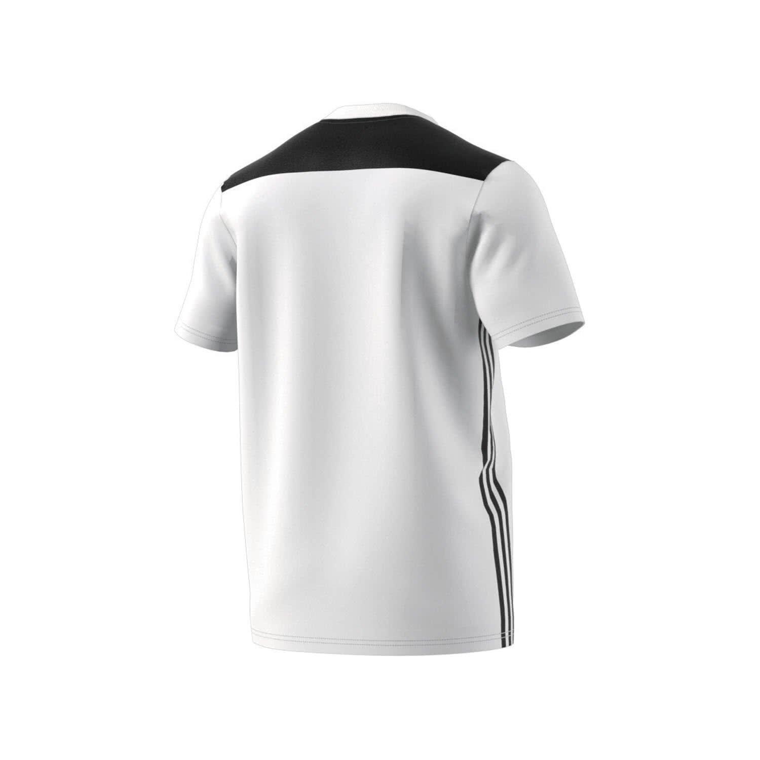 Maglietta da calcio per bambini adidas Regista 18 - Bianco/Nero - Taglia S 2/2