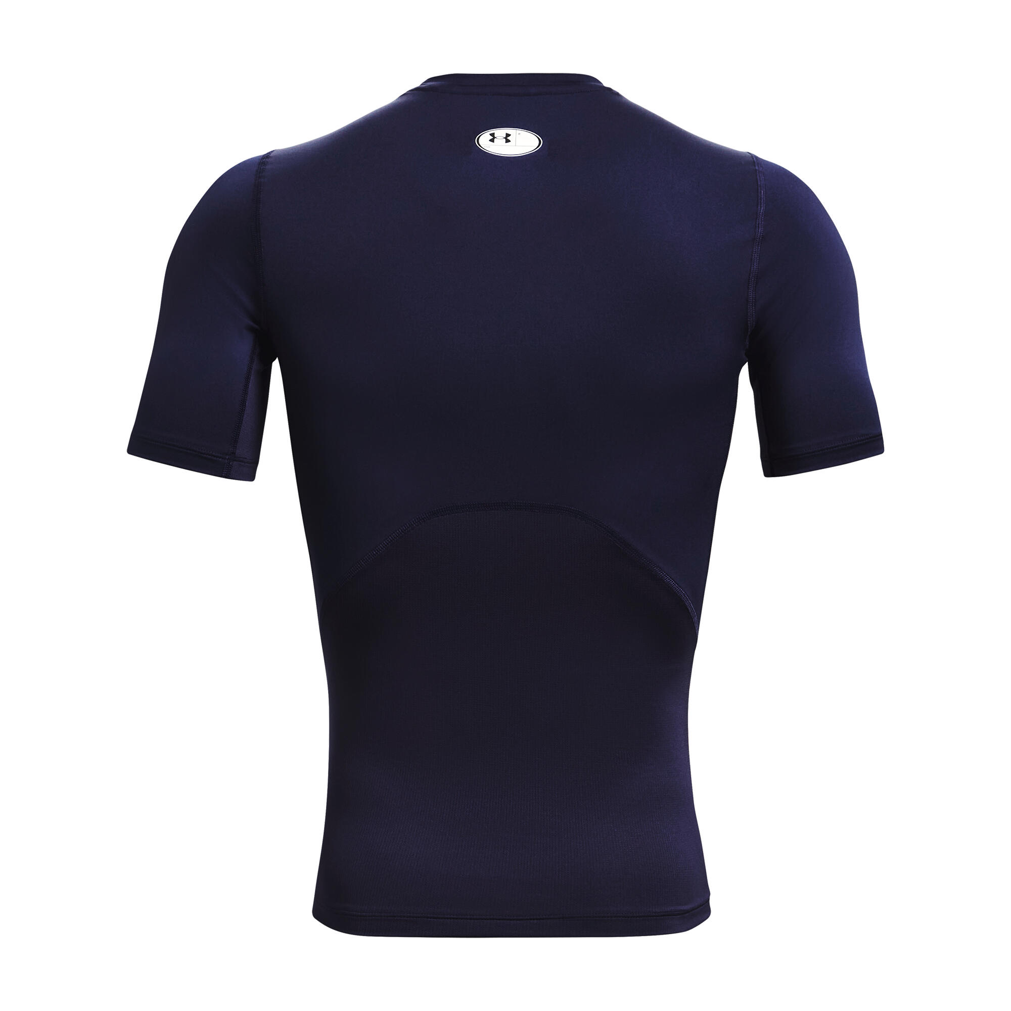T-shirt de compression à manche courte Under Armour HeatGear Bleu marine 2/3