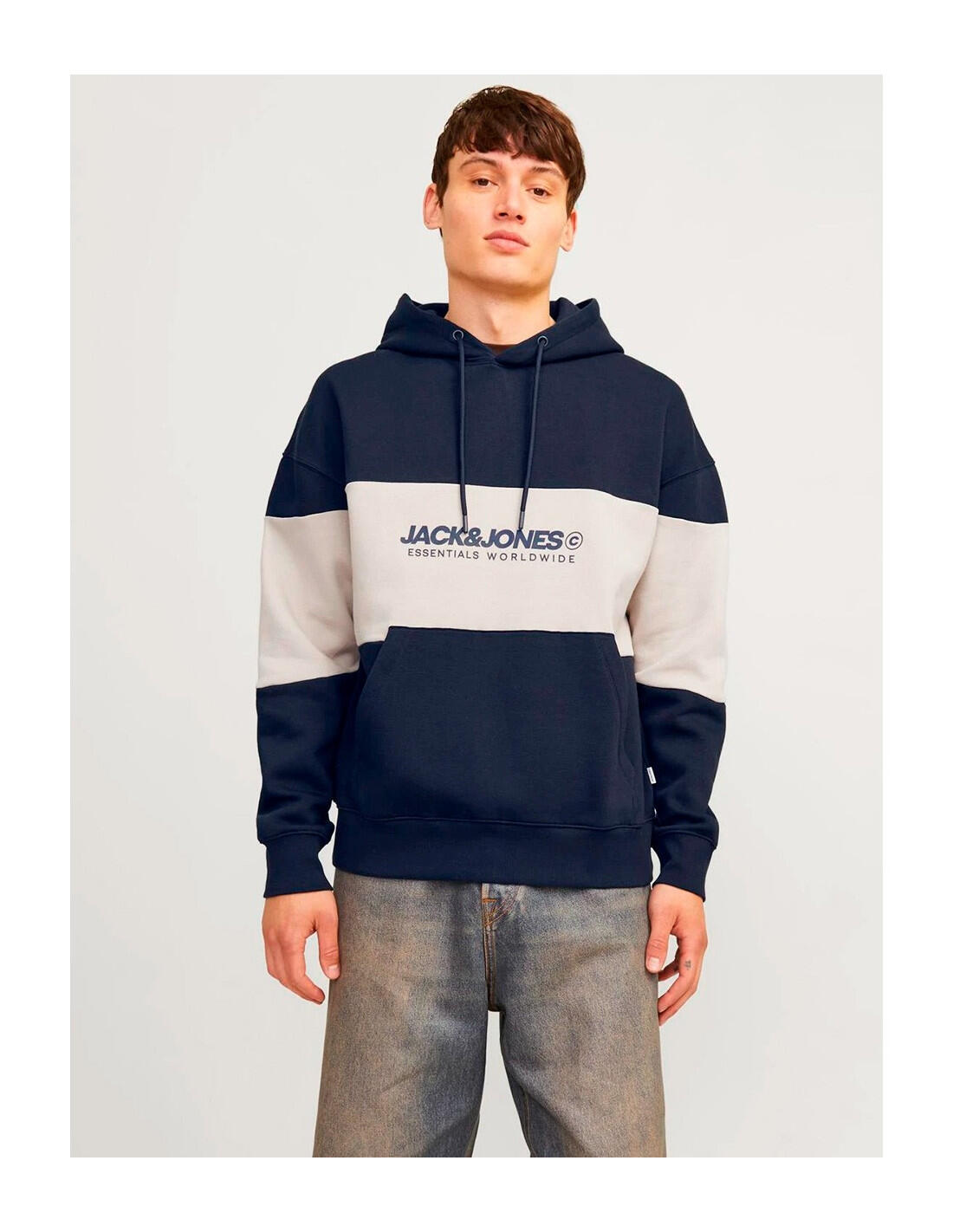 Sudadera Jack & Jones en color Azul Marino 2/5