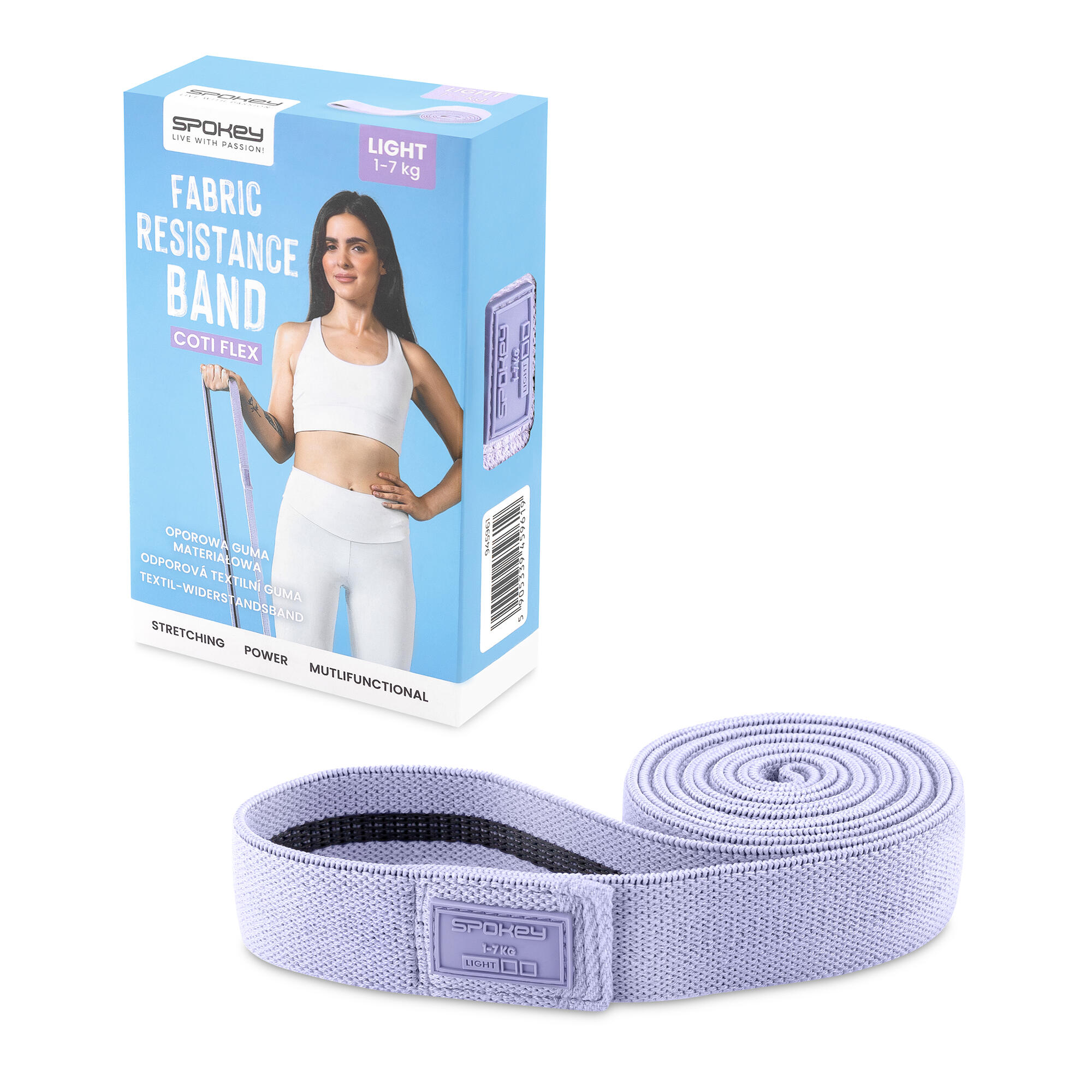 Oporowa guma treningowa materiałowa Spokey Coti Flex 5/7