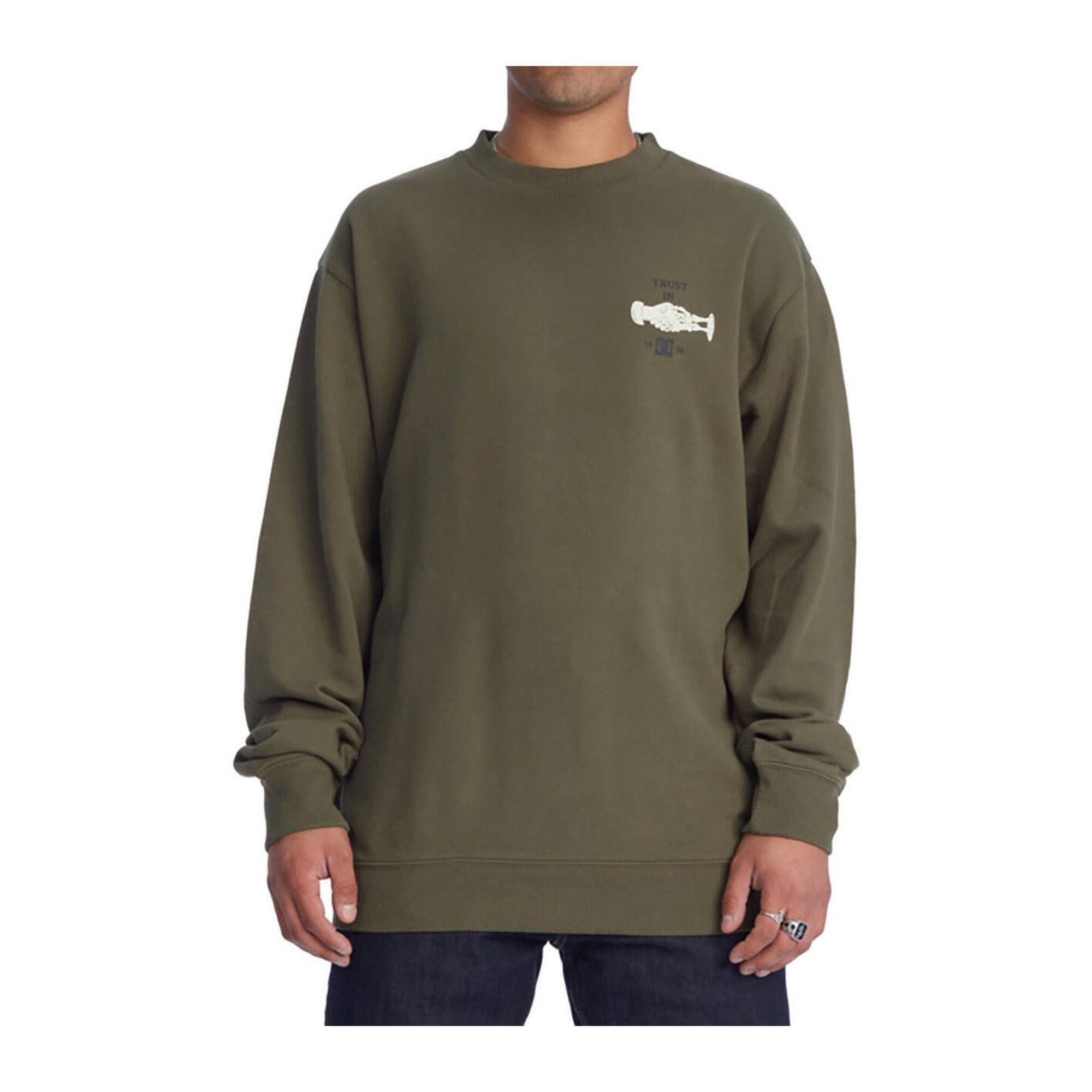 Dc Shoes - Sweat-shirt Dc Shoes Trust Us - Pull - Vert - Decathlon