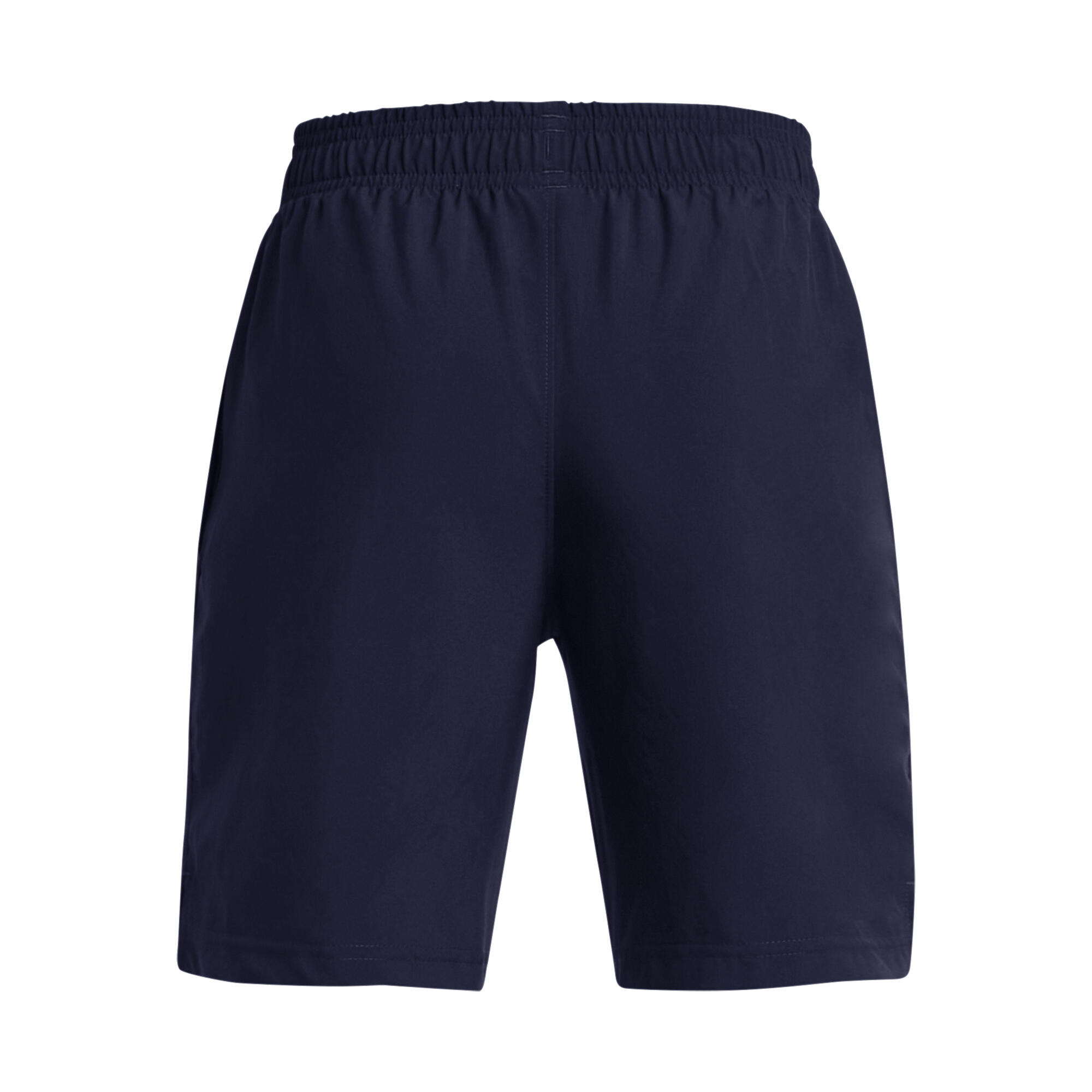 short Under Armour Woven Wordmark bleu marine pour enfant 2/2