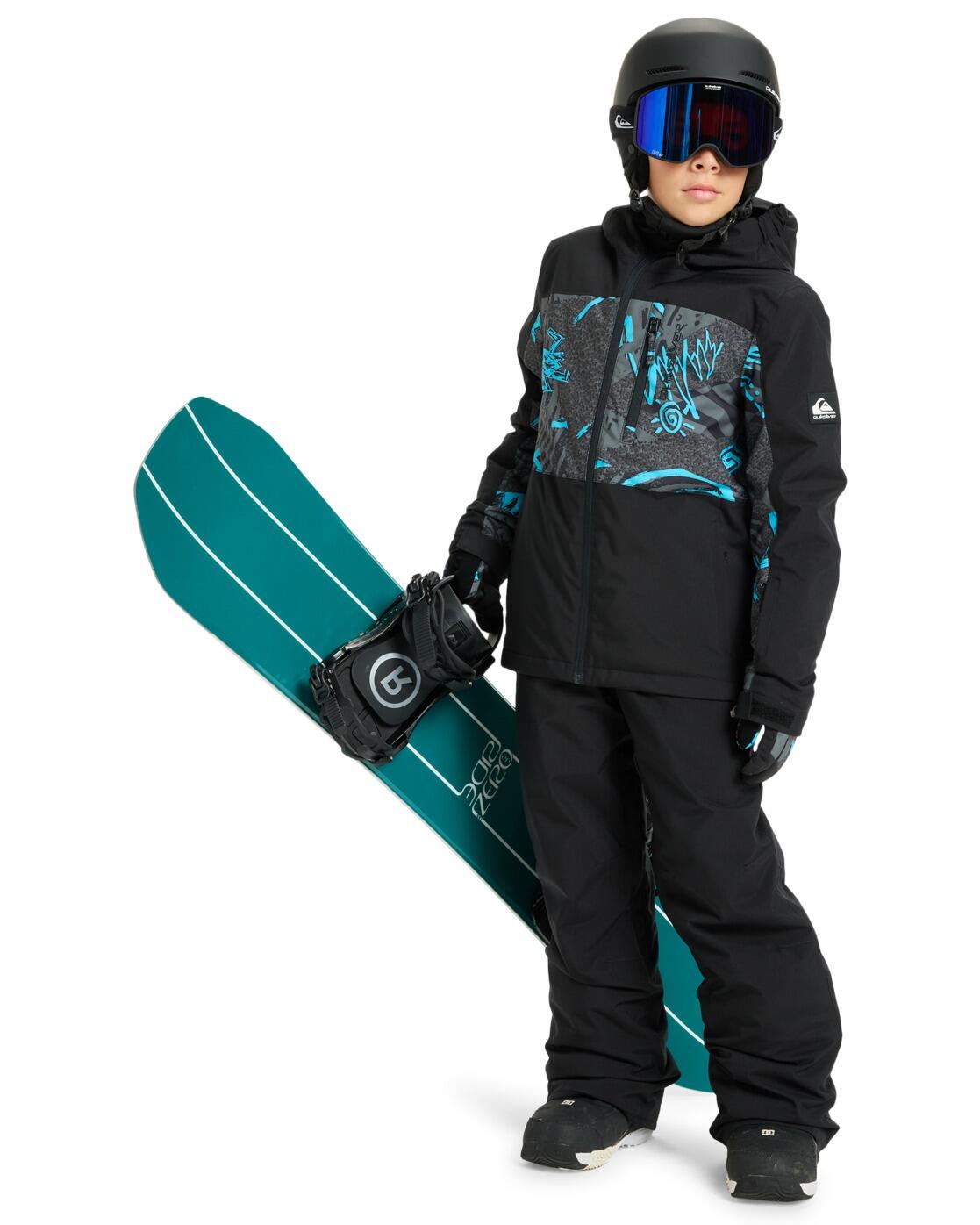 Veste de snow technique SIDE HIT PRINTED Noir Garçon 2/4