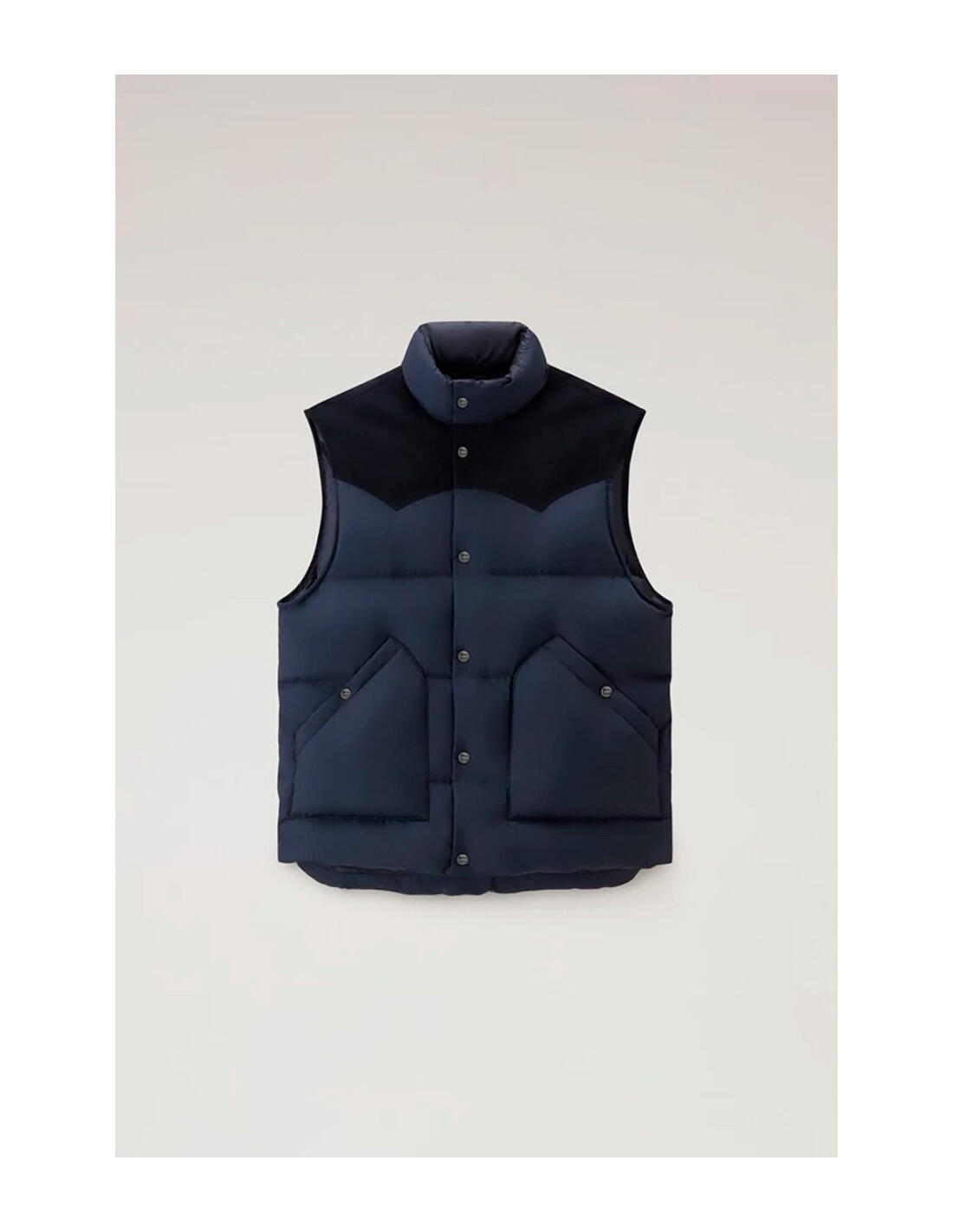 WOOLRICH Western Down Vest Woolrich en color 3989-Azul 2/5