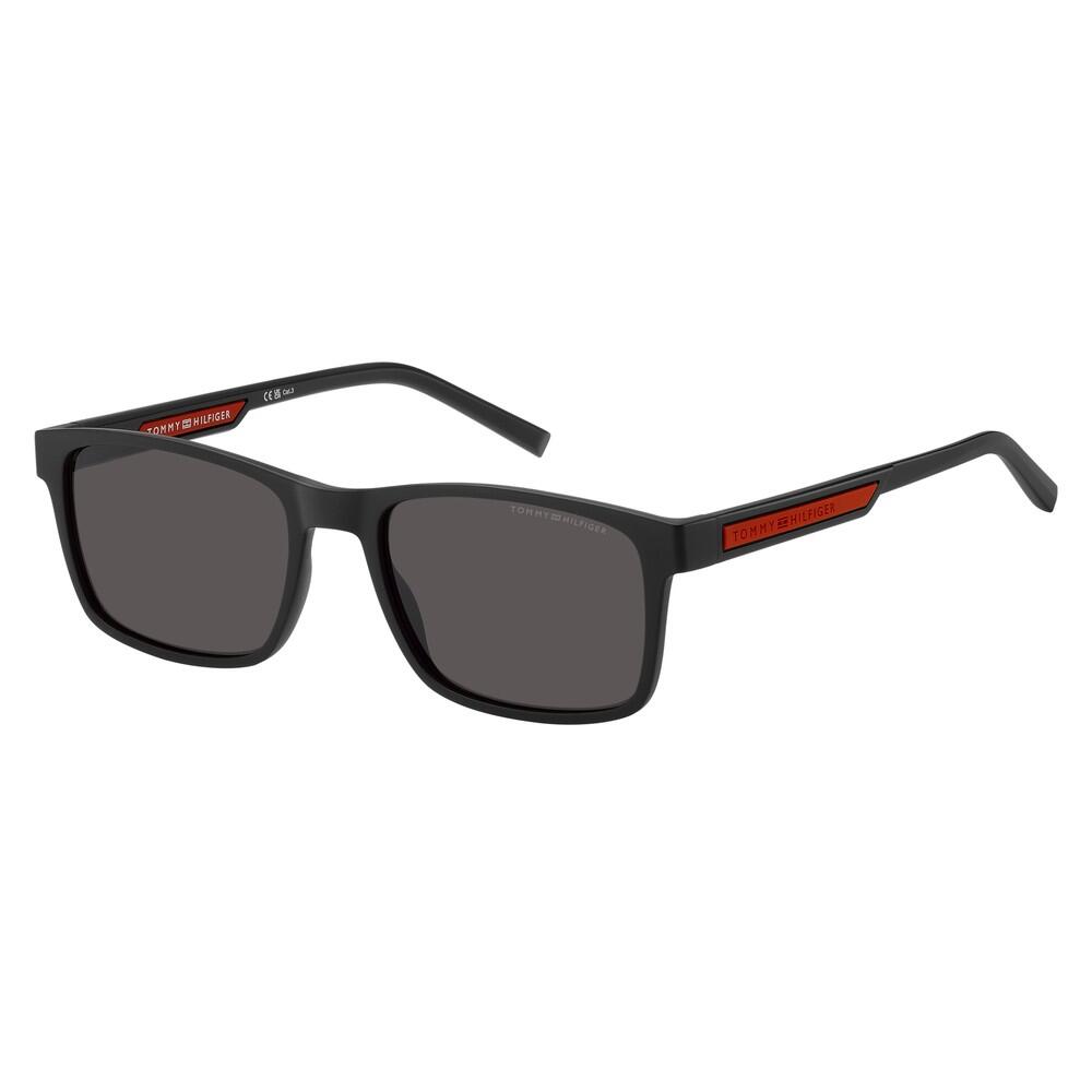 Tommy Hilfiger - Lunettes De Soleil Tommy Hilfiger Th 2089/s 003 Ir Pour Homme, Taille 56 Mm - Lunettes De Soleil - Gris|noir - Taille Unique - Decathlon