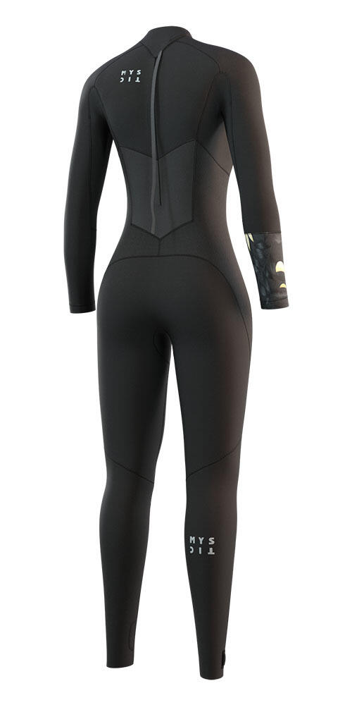 MYSTIC Wetsuit Dazzled 4/3 Backzip Zwart 2/7
