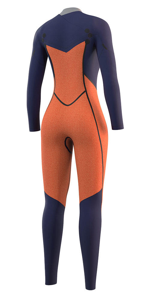 MYSTIC Wetsuit Dazzled 4/3 Backzip Zwart 4/7