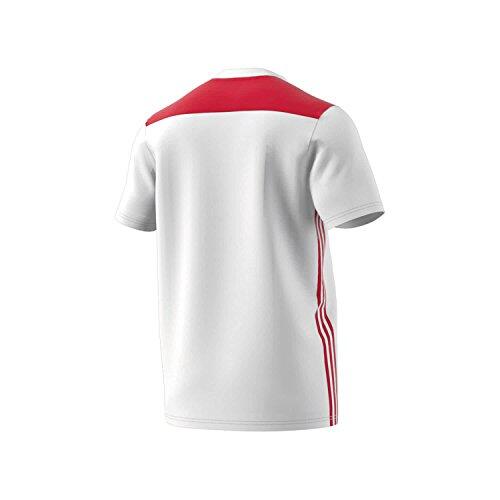 T-Shirt Adidas Regista 18 per Bambini in Bianco e Rosso 2/2