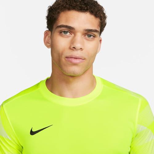 Maglie maniche lunghe da calcio  uomo nike verde fluorescente 5/6