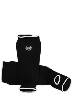 Schienbeinschoner & Fußschützer aus weichem schwarzen Baumwollmaterial