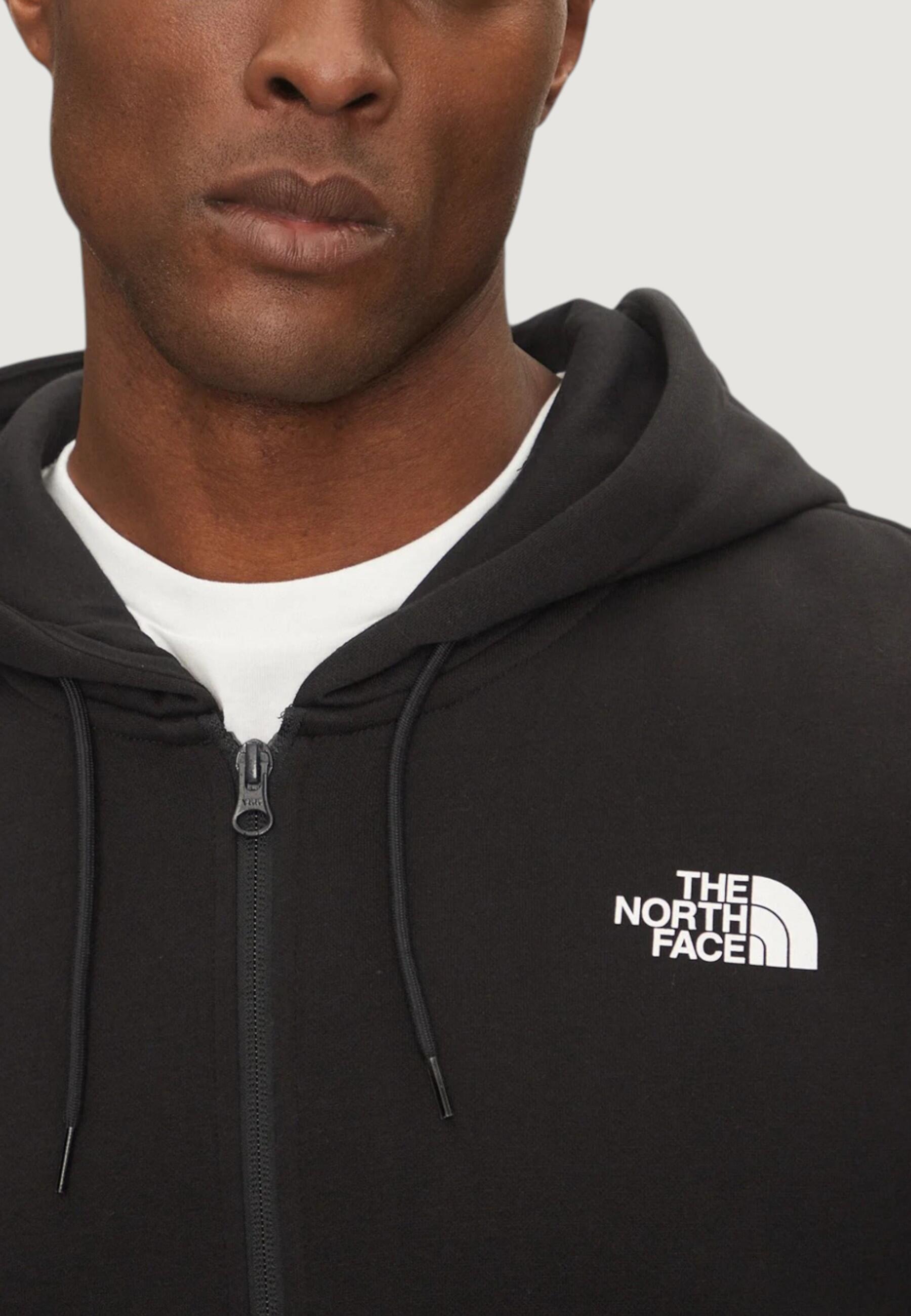 Felpe Uomo M SIMPLE DOME FULL ZIP HOODIE Nero THE NORTH FACE