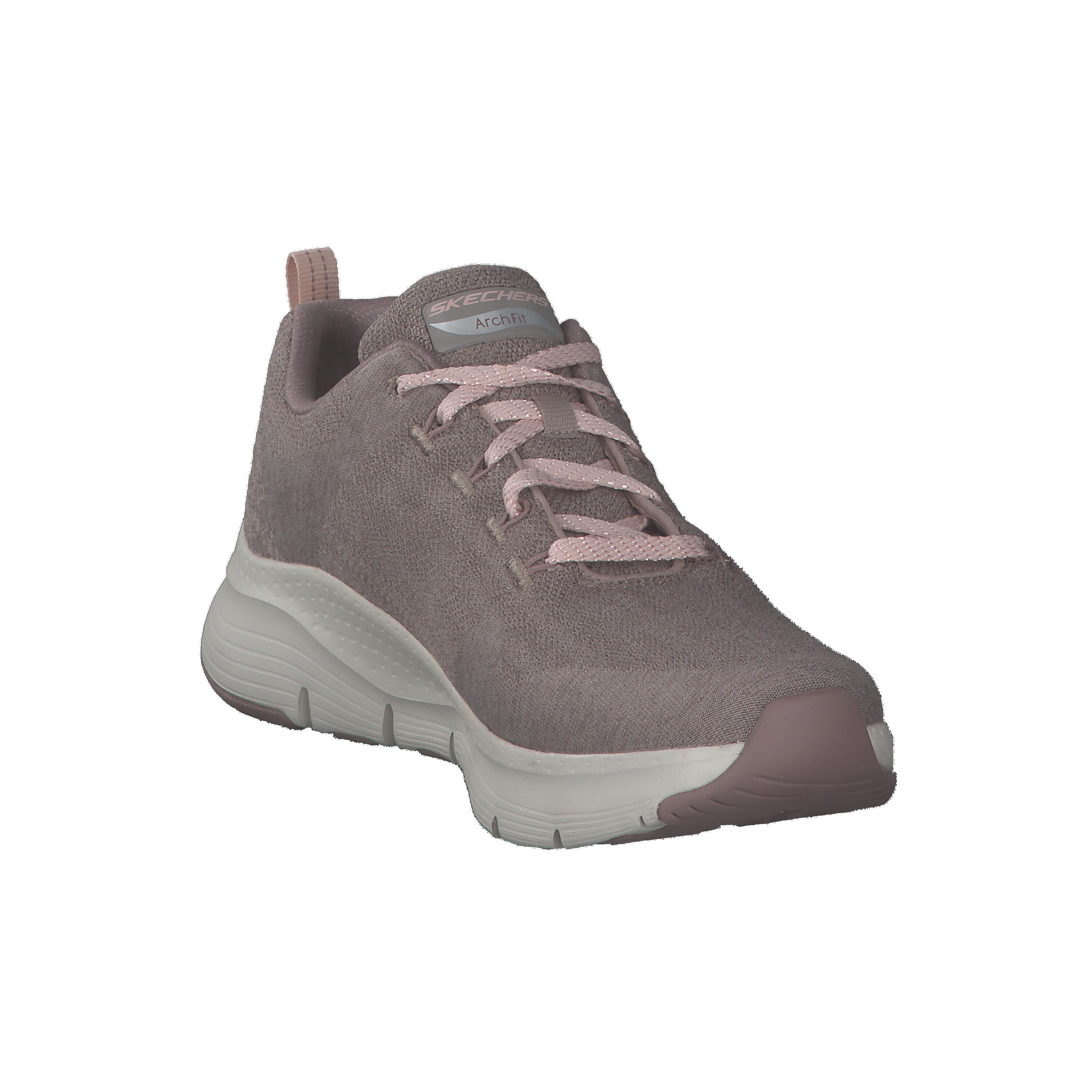 Sapatilhas Mulher Skechers Arch Fit Comfy Wave Bege 2/15