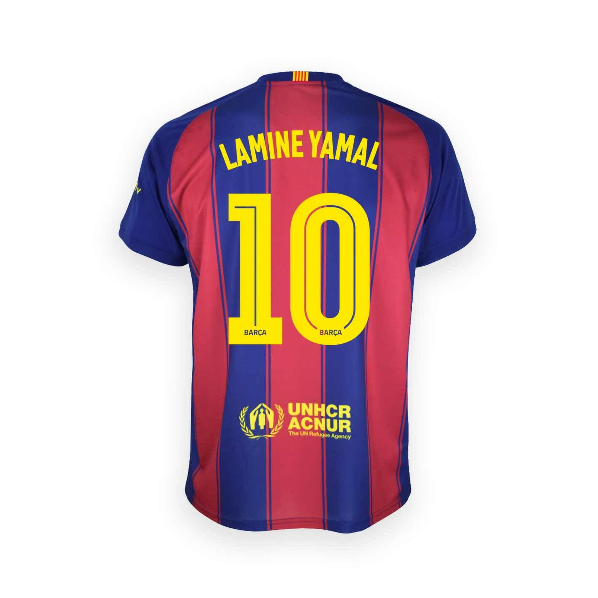 Strój domowy FC Barcelona Junior Lamine Yamal nr 10 2025/26