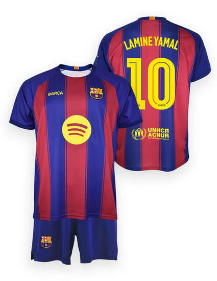 FC Barcelona Junior Heimtrikot Lamine Yamal Nr. 10 2025/26 Blaugrana