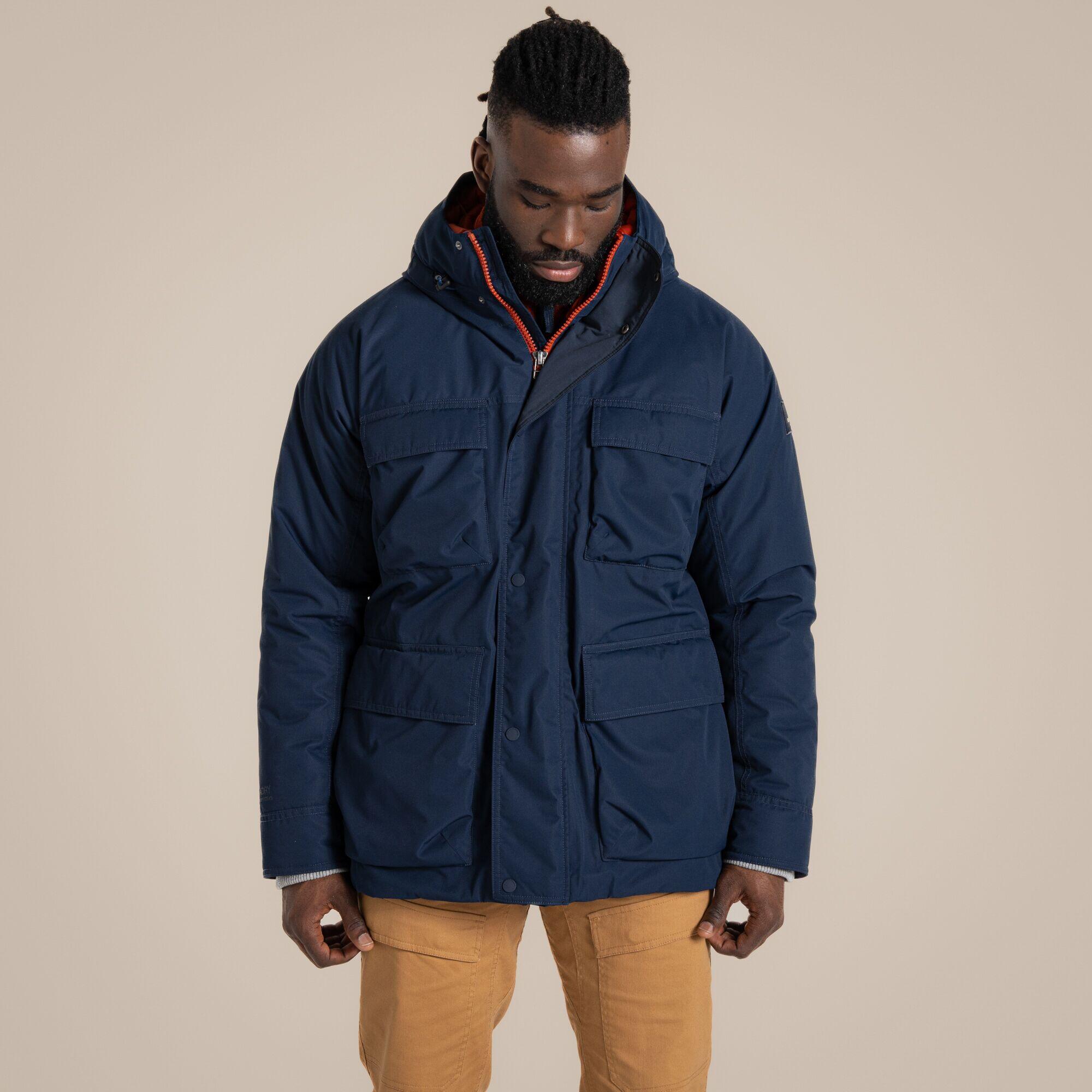 Craghoppers - Veste Imperméable Breckon Pour Homme - Coupe-pluie - Bleu - Decathlon