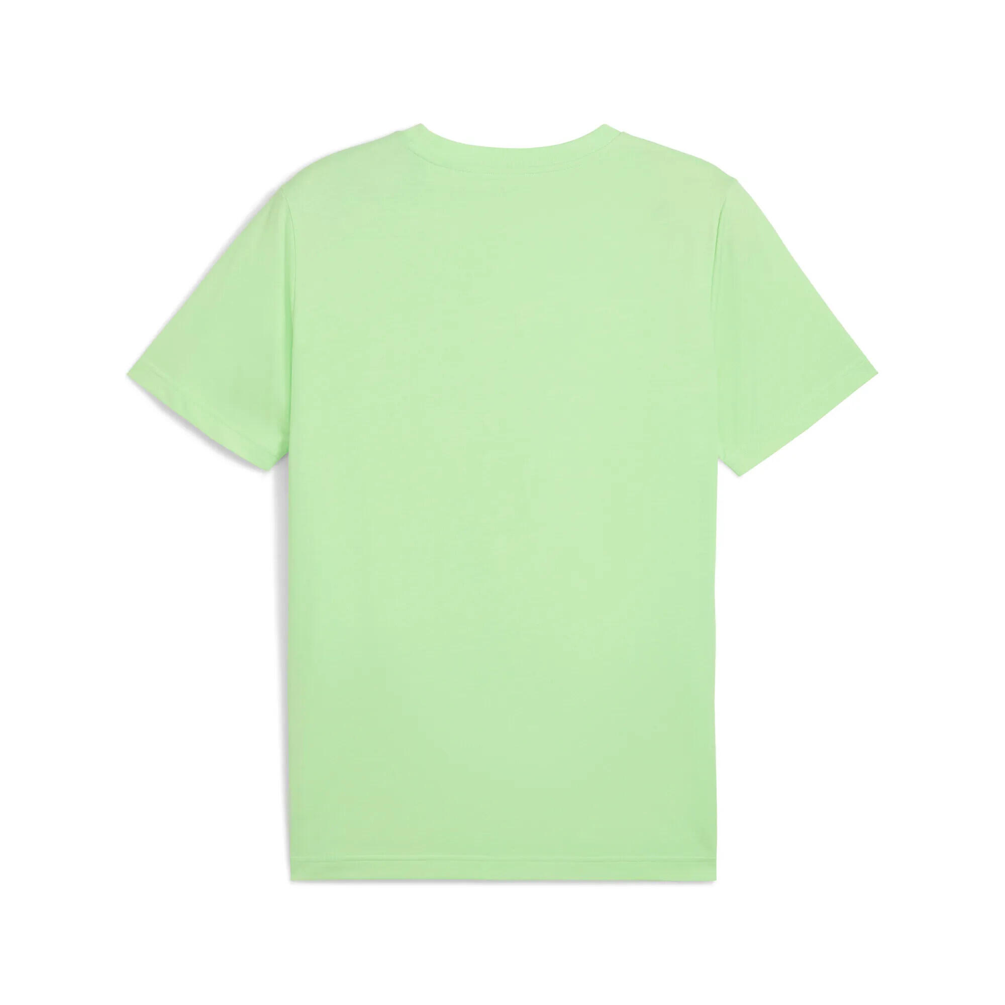 T-Shirt Puma Ess No. 1 Logo Tee S, Verde, Homens 6/6