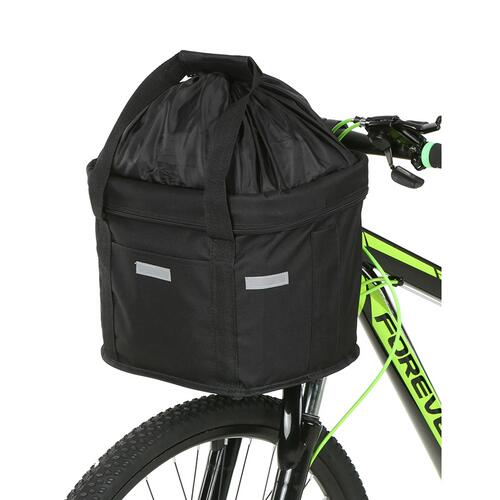 Coș de bicicletă robust, care poate fi atașat de ghidon, impermeabil