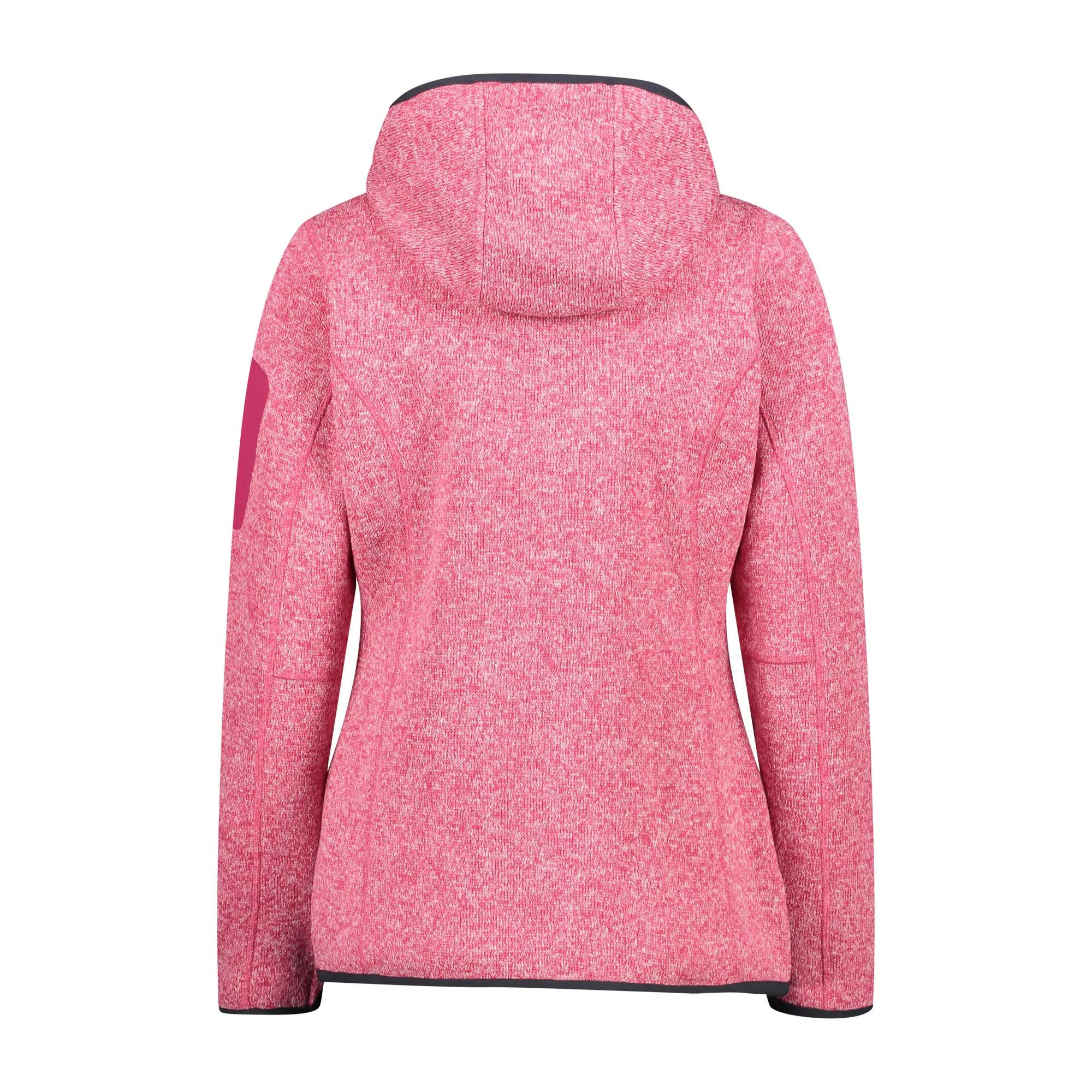 Grube Fleece z kapturem kobieta CMP Knit-Tech 2/3