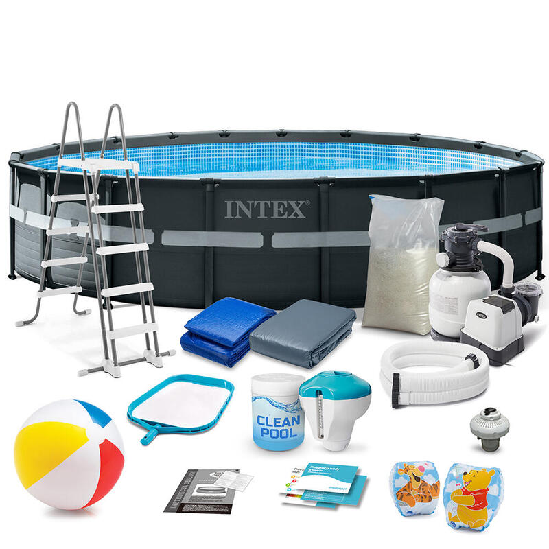 Basen stelażowy do ogrodu Intex Ultra XTR Frame Pools 549 x 132 cm zestaw 17w1