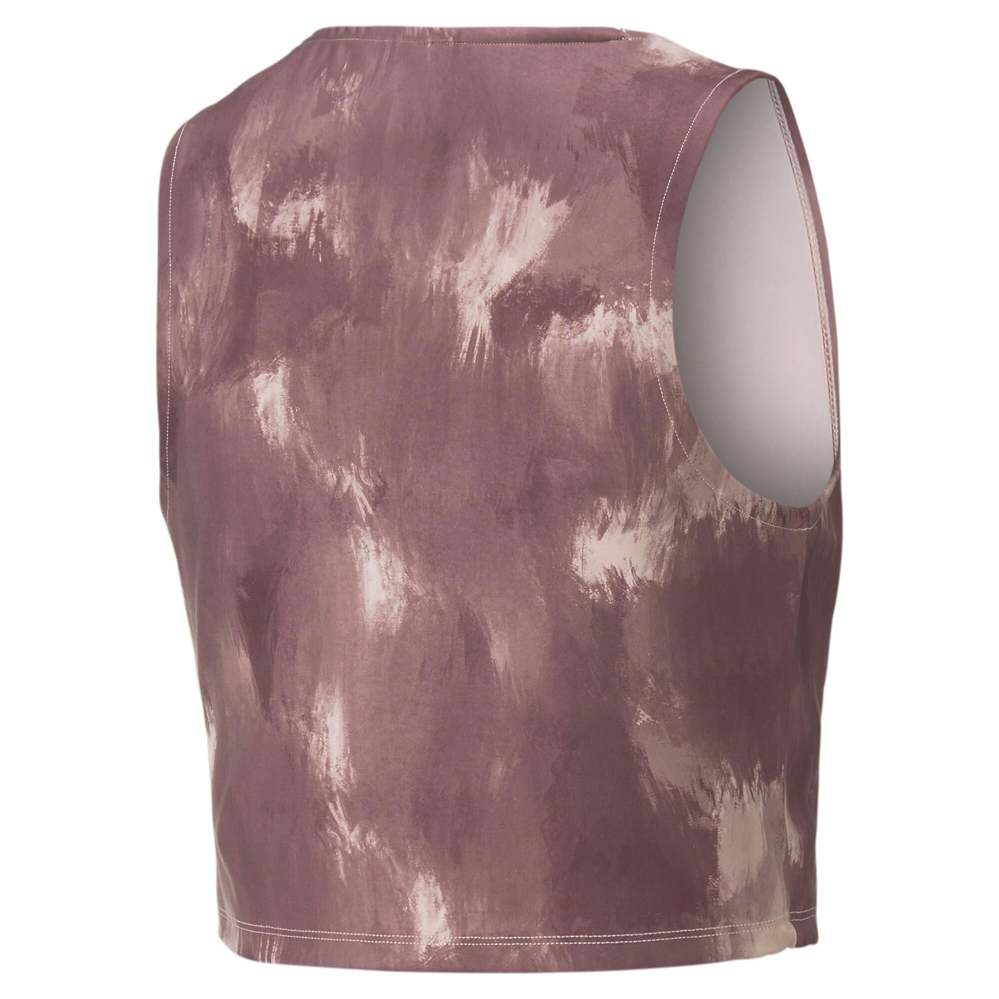 Puma Damen Top Studio Crop Top All Ove Print 522236 2/3