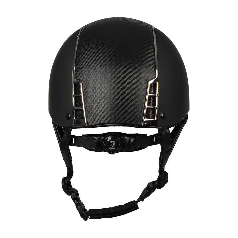 Horka Paardrijcap Sparrow - Zwart / Zilver Carbon 3/3