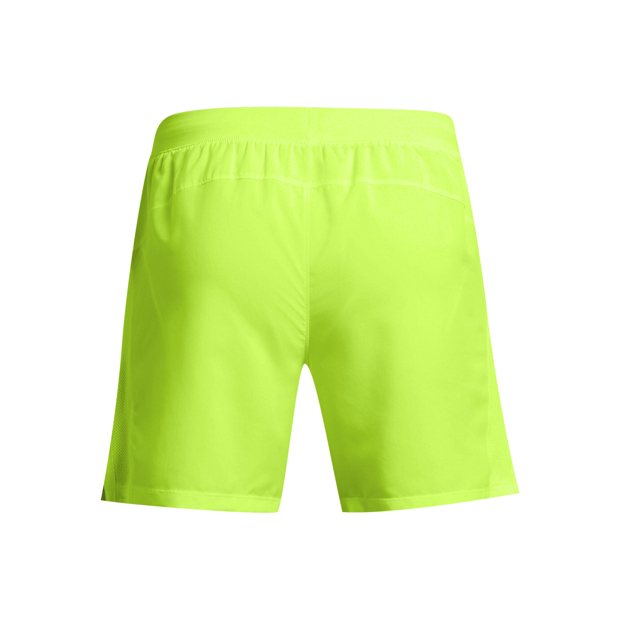 Pantaloncini da uomo Under Armour Launch Run 12,7 cm in giallo riflettente 2/3