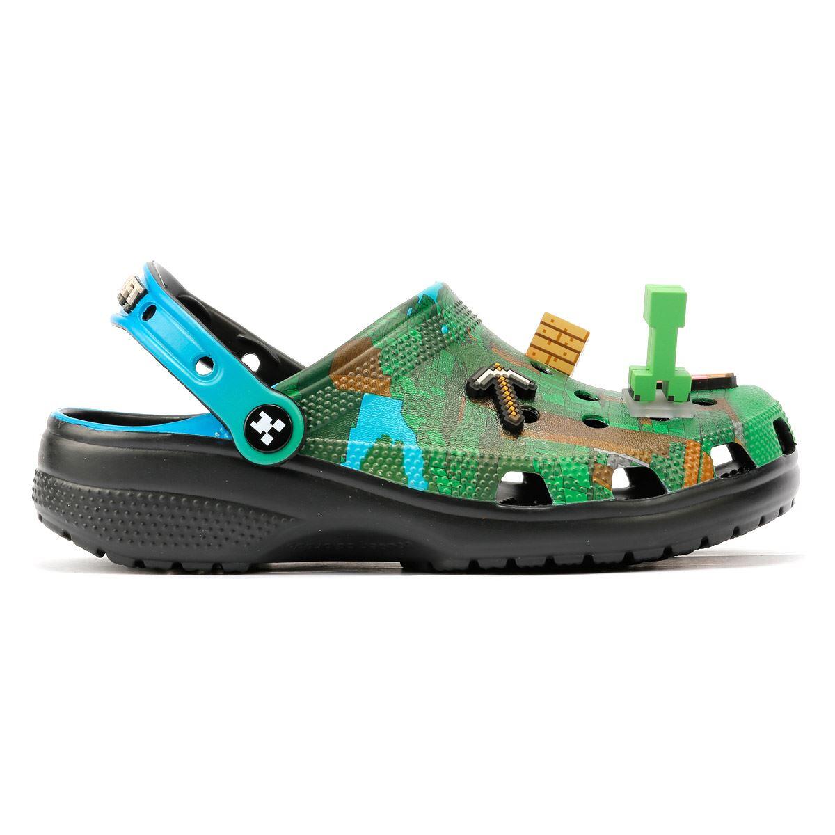 Zuecos CROCS  Minecraft Cls Verde  Niños 5/6