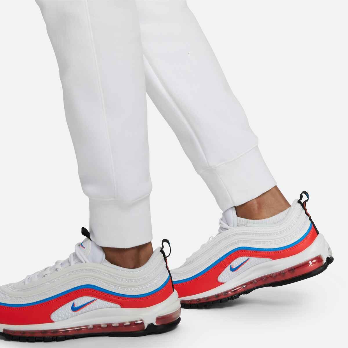Pantatuta uomo (fleece) nike bianco 4/6