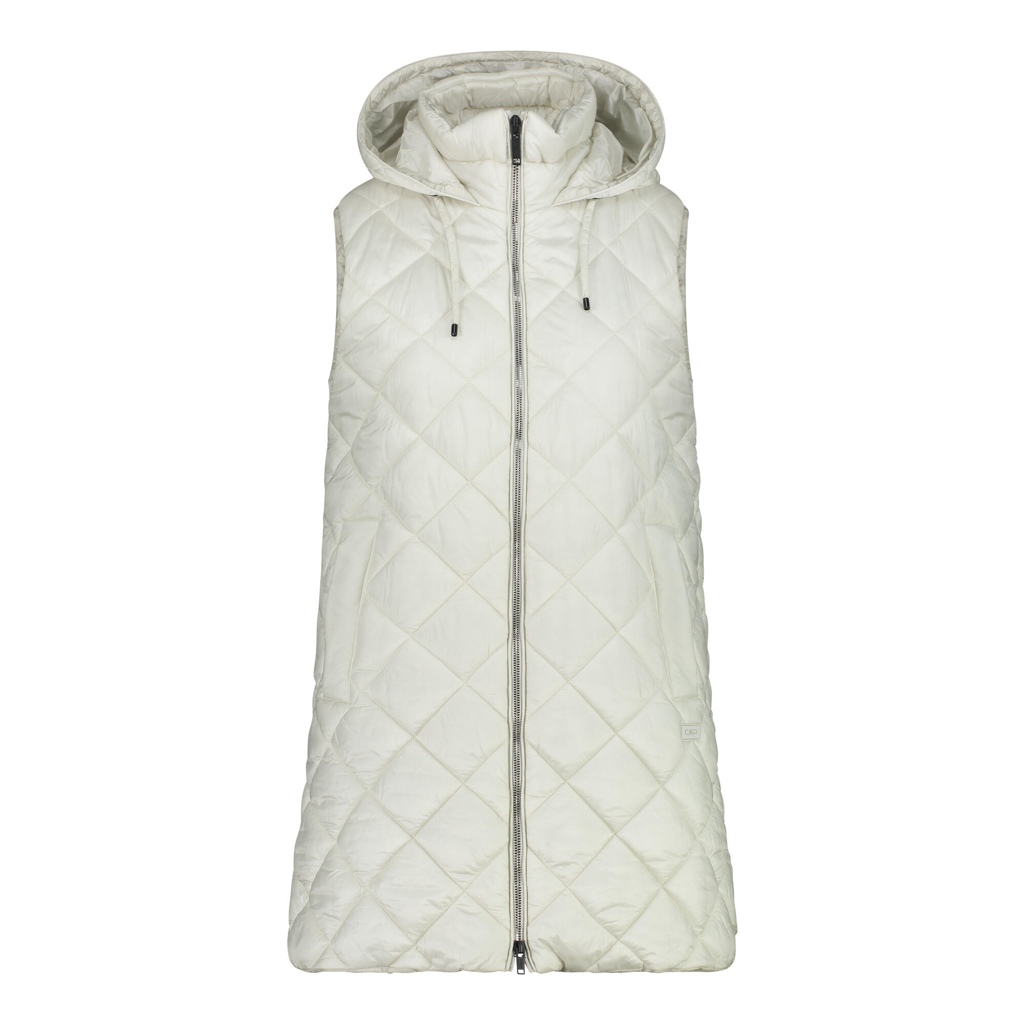 CMP Damen Weste Woman Long Fix Hood Vest 33K3686 1/5