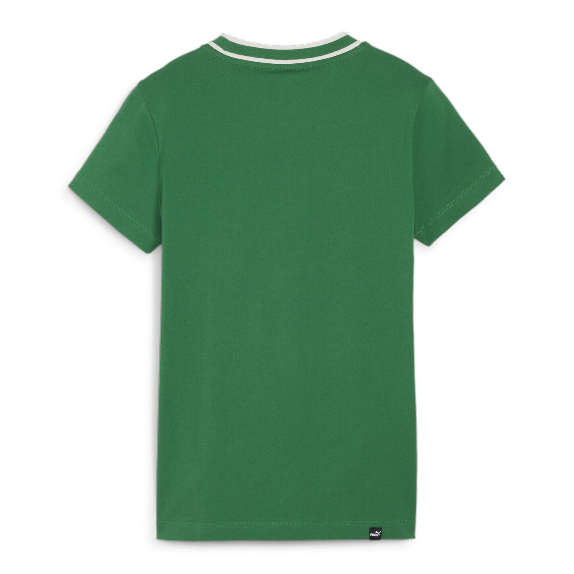 T-shirt donna puma squad - verde 2/4