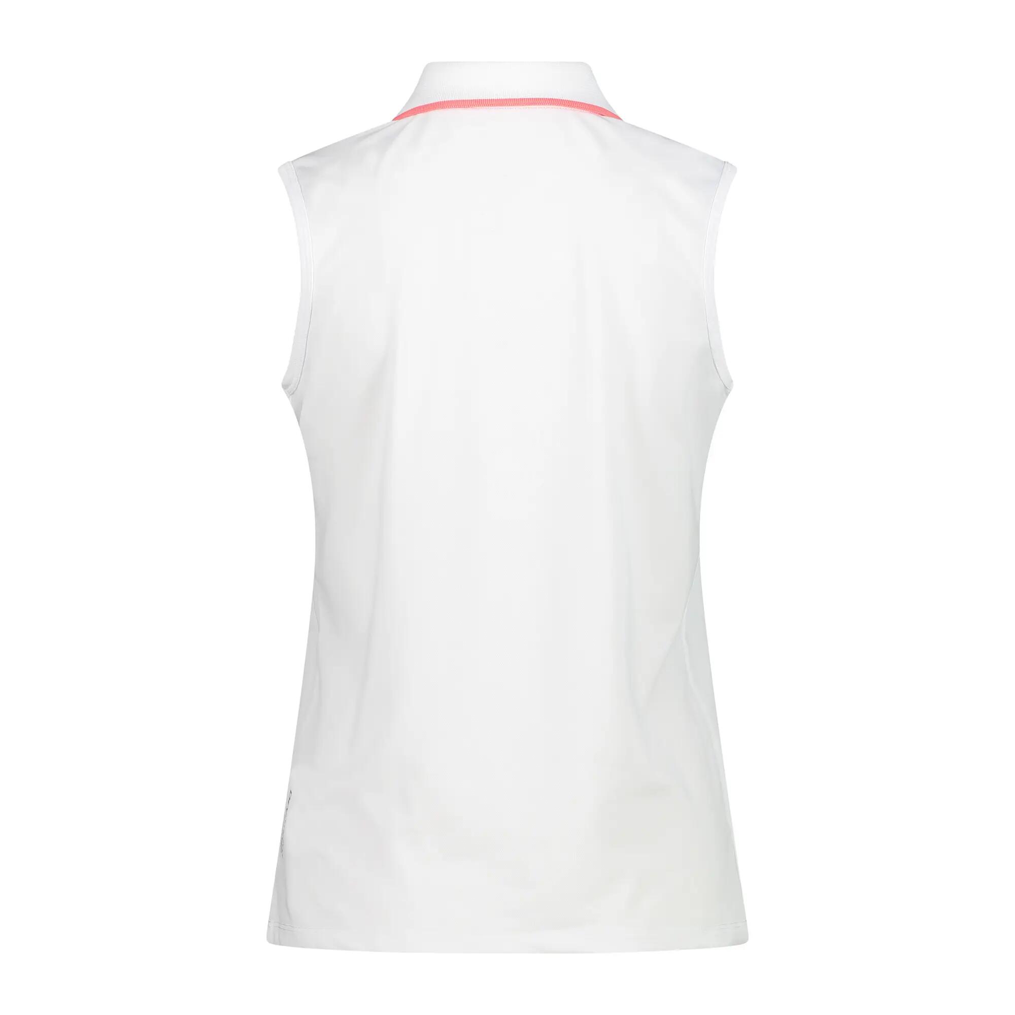 Polo sans manches en piqué extensible femme CMP 4/5