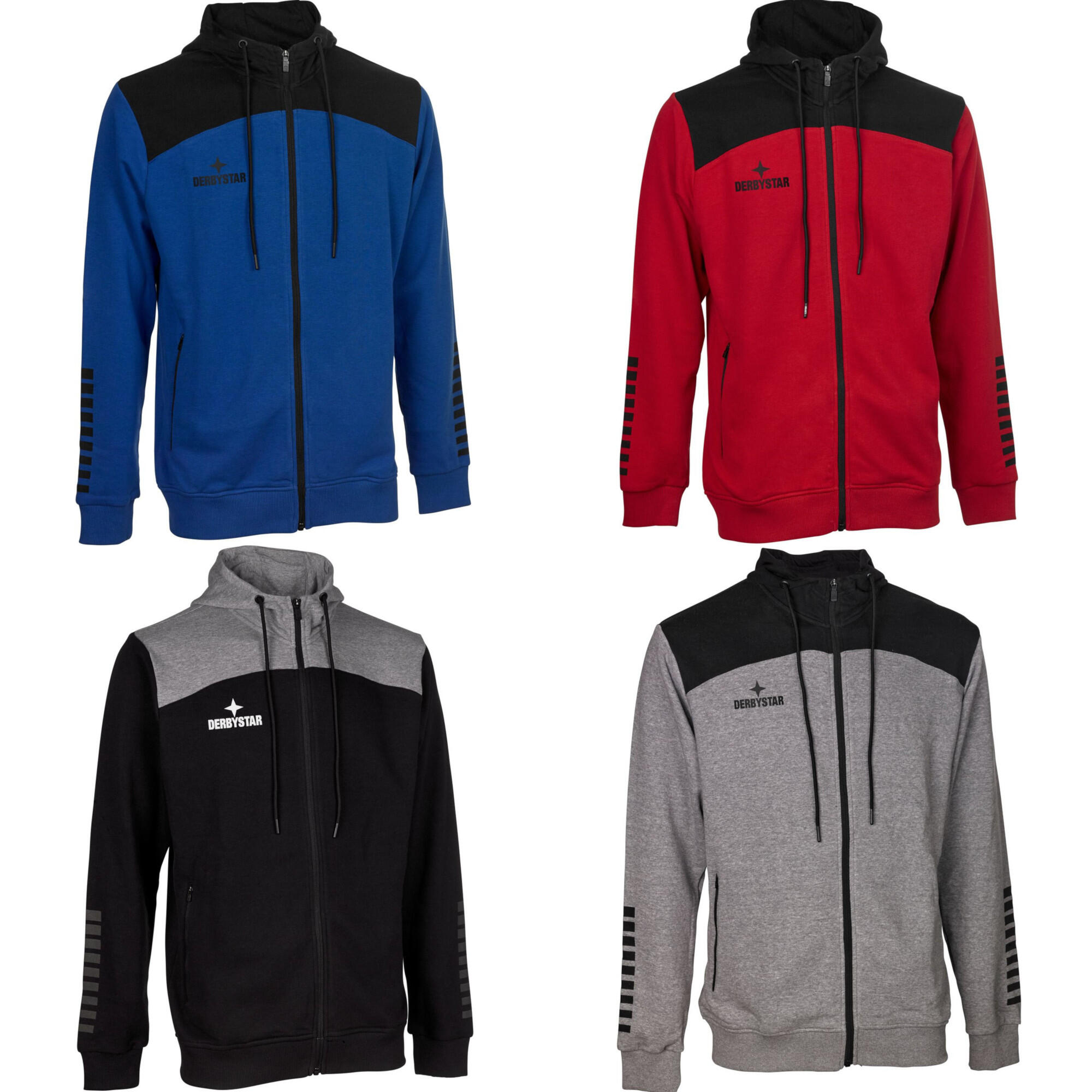 Derbystar Herren Kapuzen-Sweatjacke Ultimo v23 2/2