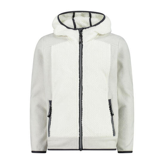 CMP Mädchen Fleecejacke KID G JACKET FIX HOOD 33P2115