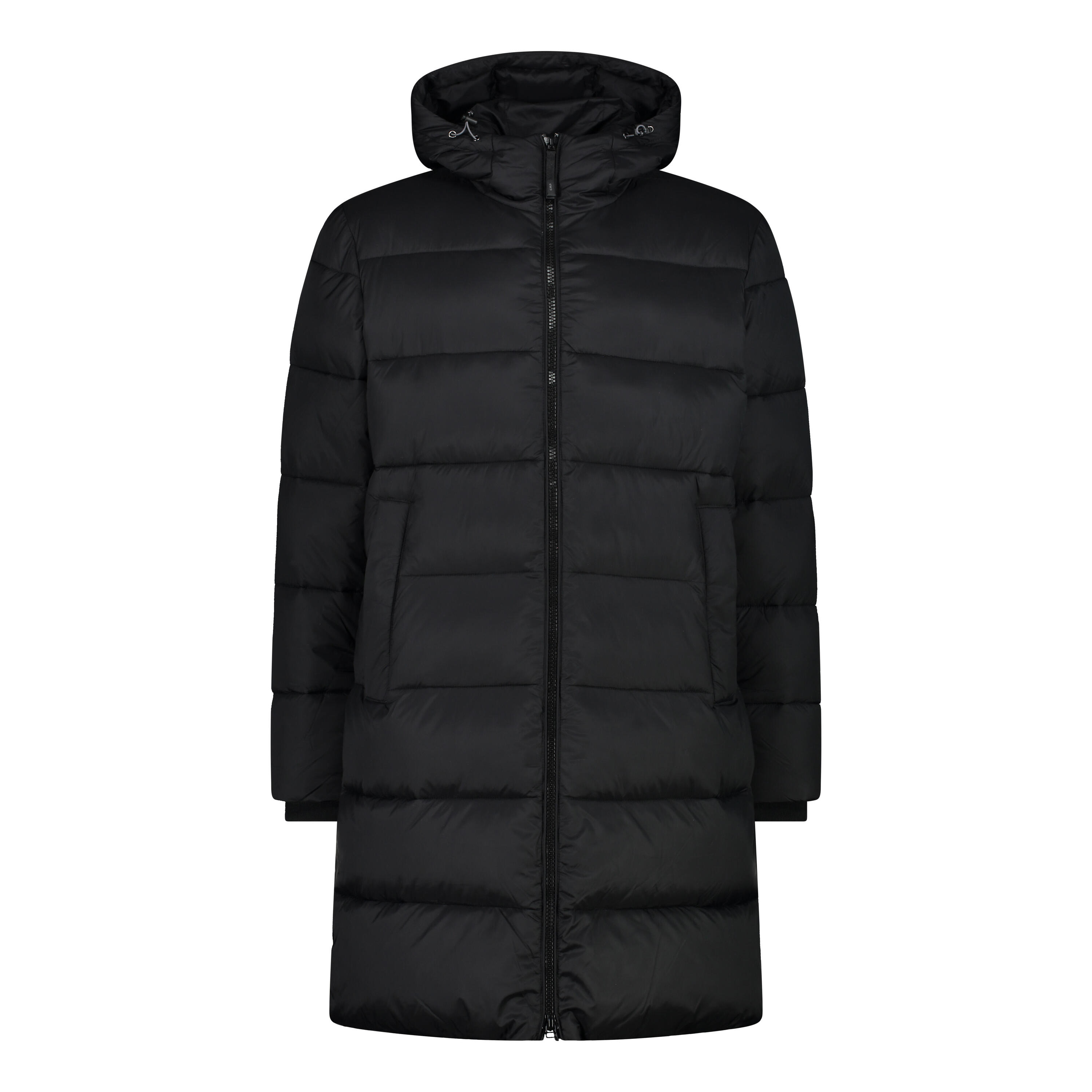 CMP Long hooded puffer jacket CMP