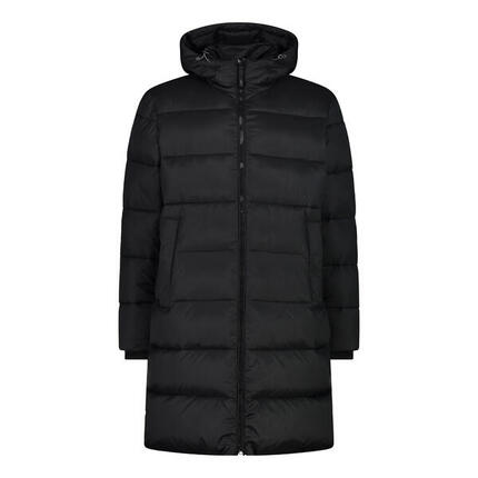 Długi płaszcz puchowy z kapturem CMP