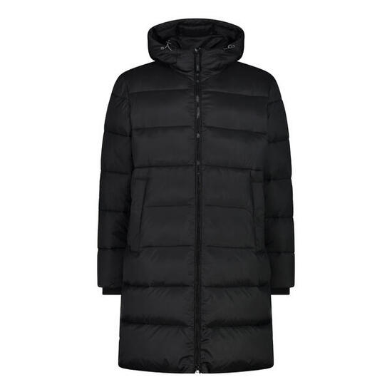 Długi płaszcz puchowy z kapturem CMP
