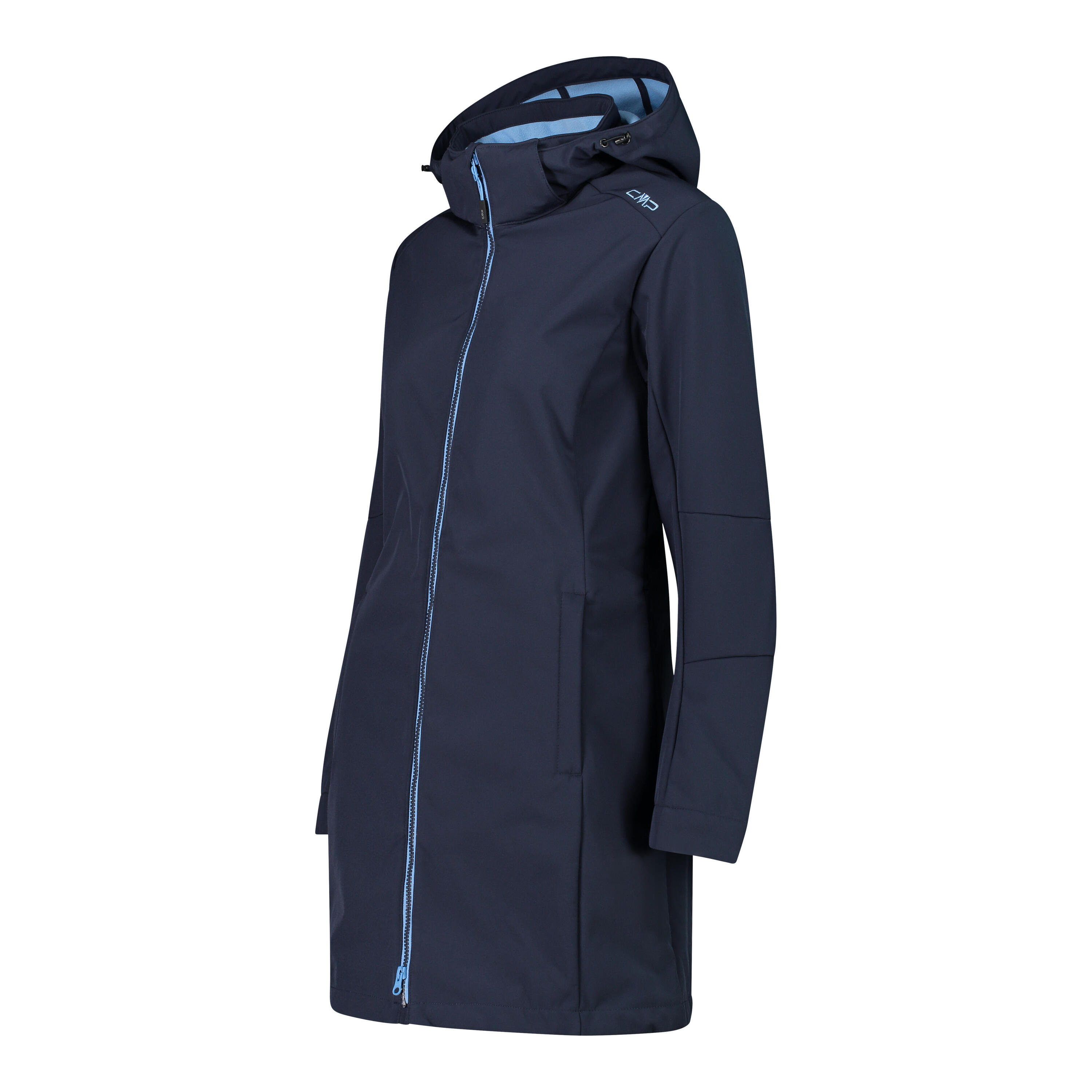 Women's zip-up hooded parka CMP 3/3