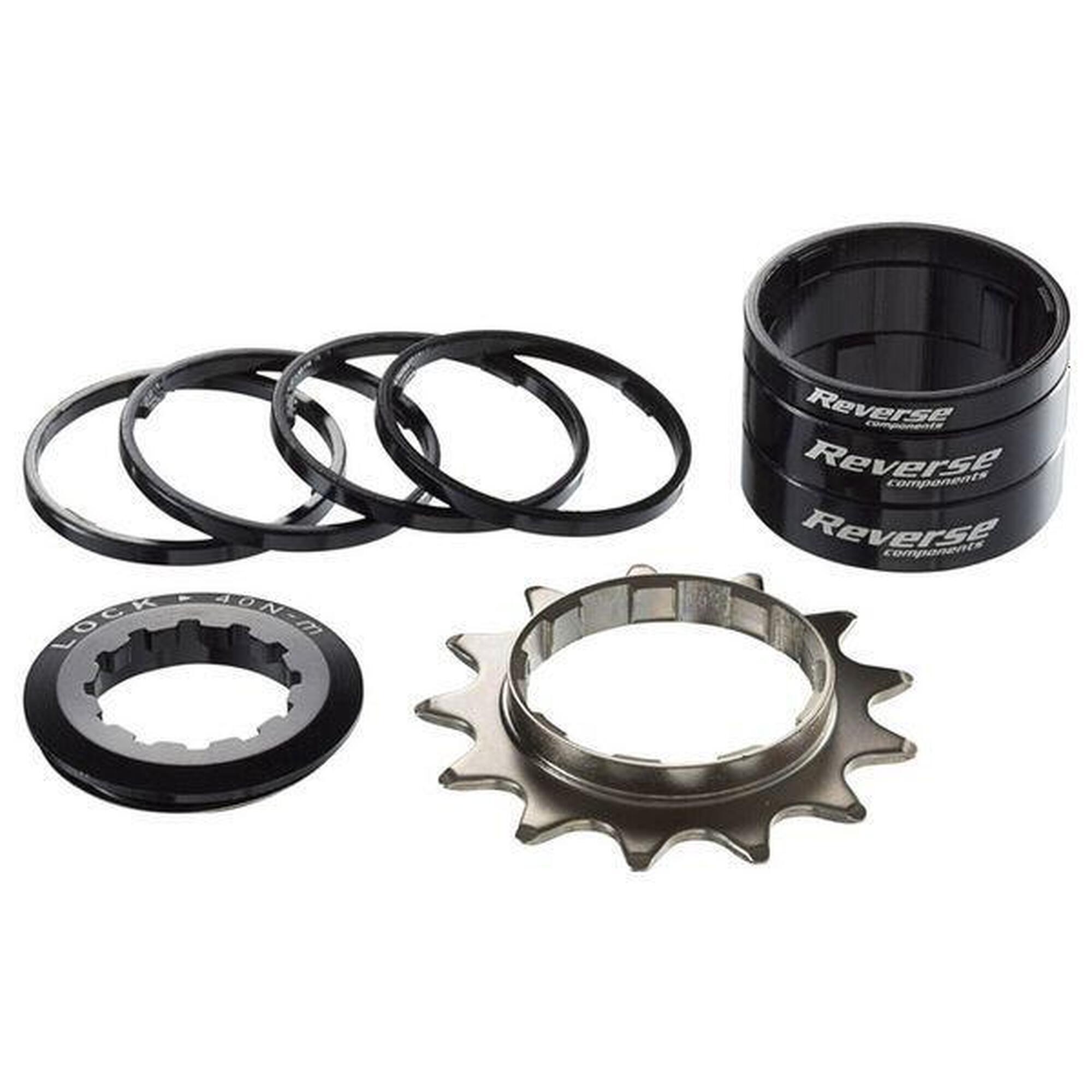 Reverse - Kit Single Speed Reverse Pignon 13 Dents Noir - Pignon - Noir - Taille Unique - Decathlon