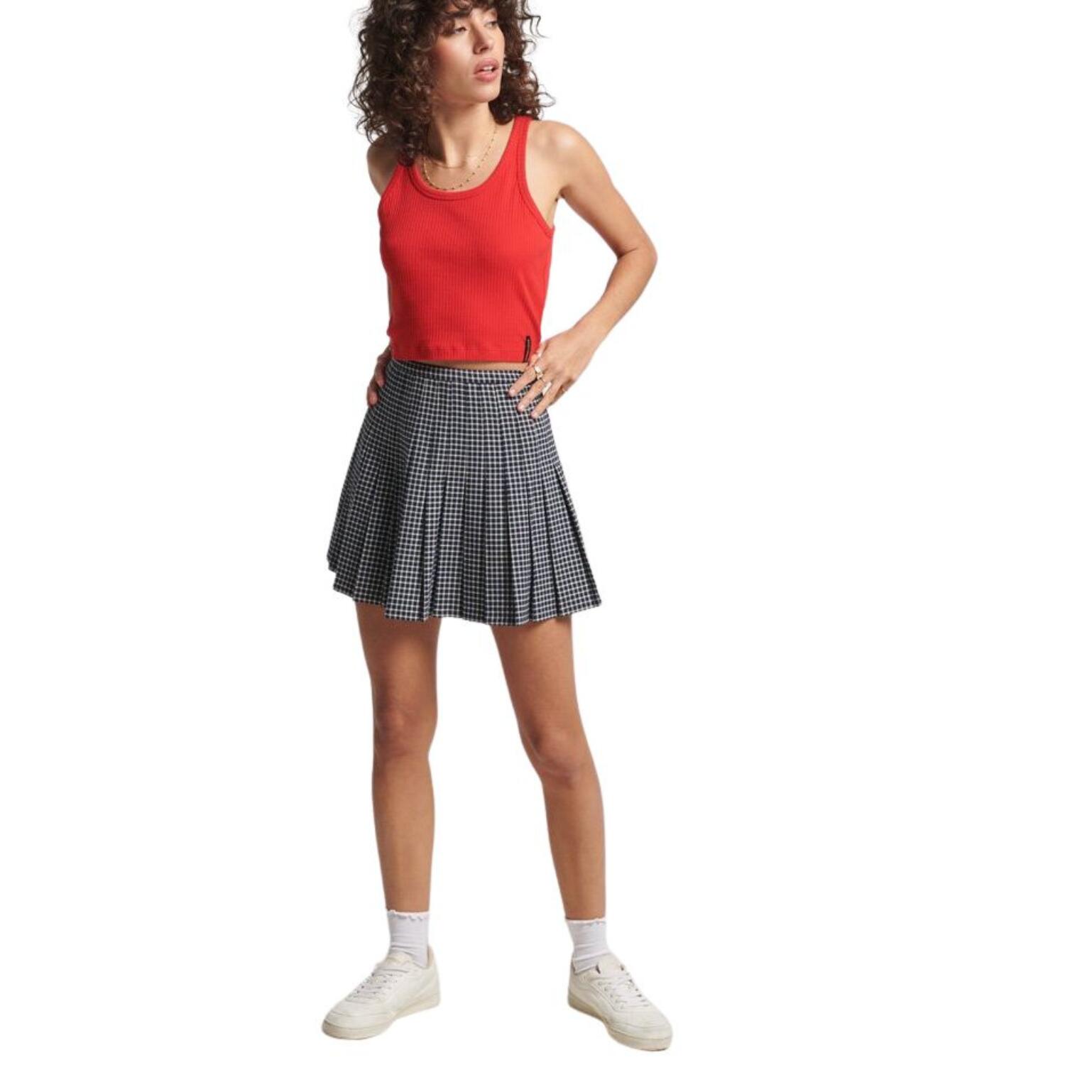 Damska koszulka sportowa Superdry Vintage Crop 2/3