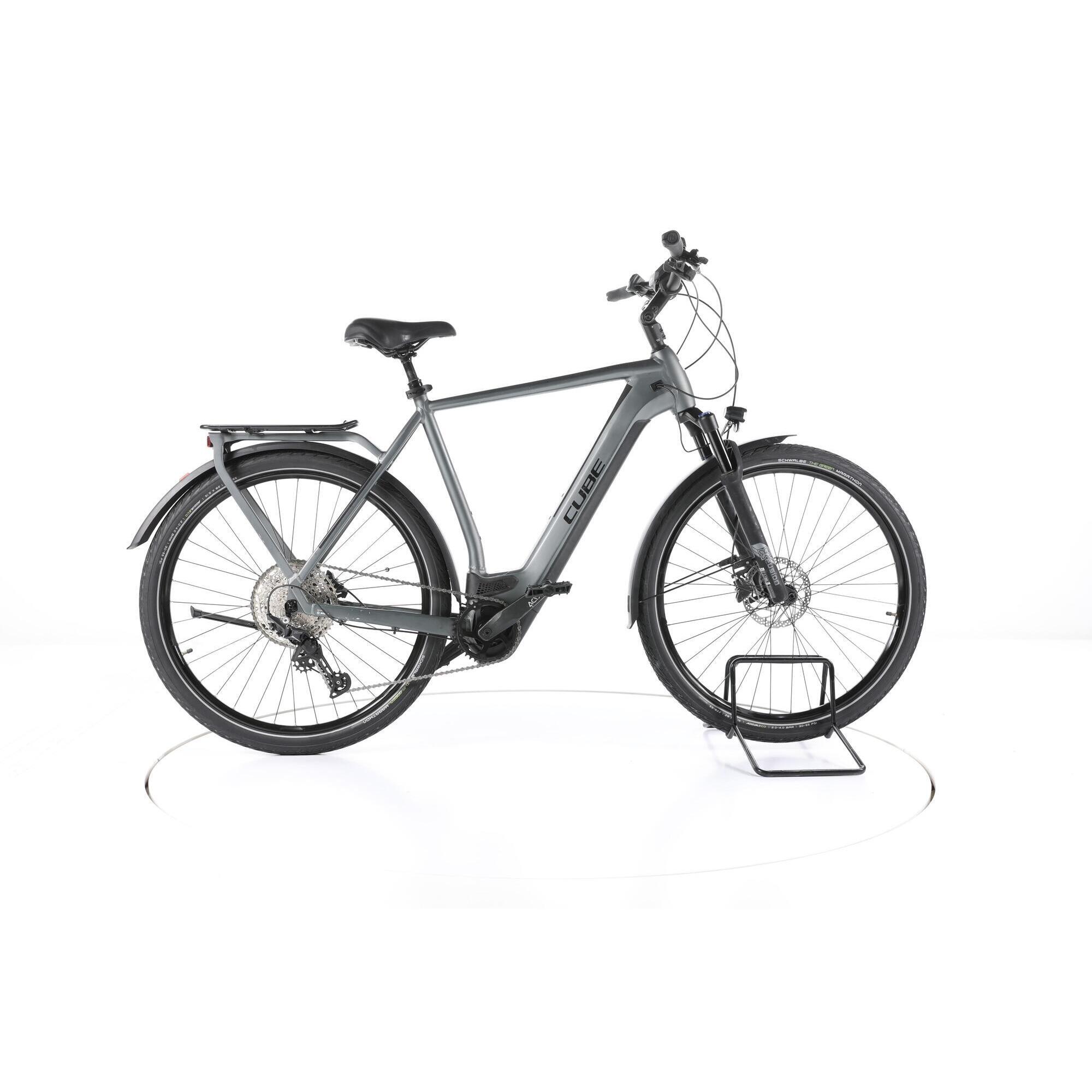 Cube - Reconditionné - Cube Kathmandu Hybrid Pro Trekking Vélo Électrique - Bon - Vélo De Voyage - Gris - 62 - Decathlon