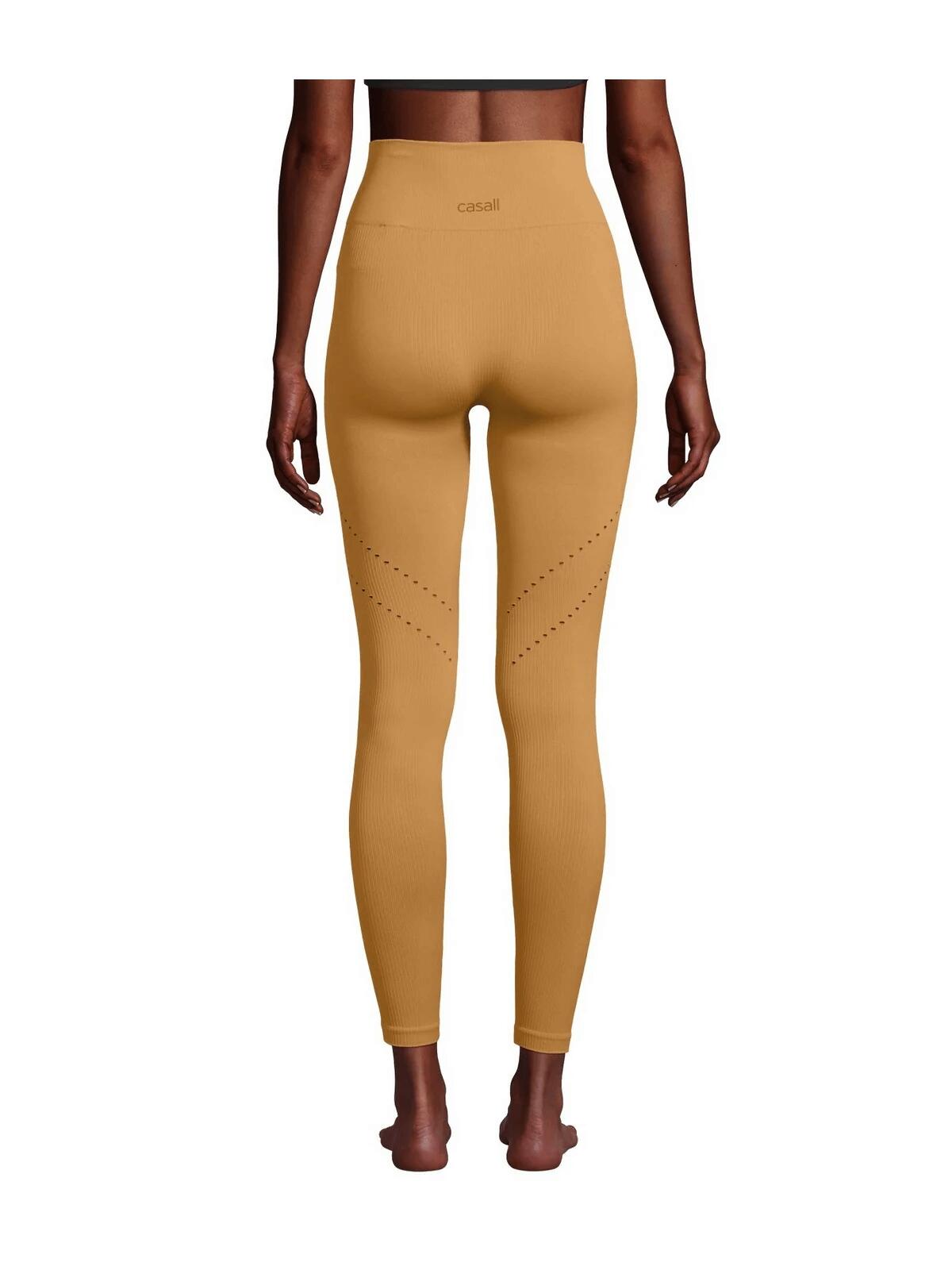 Legginsy Damskie Casall Bezszwowe z Wysokim Stanem Gold